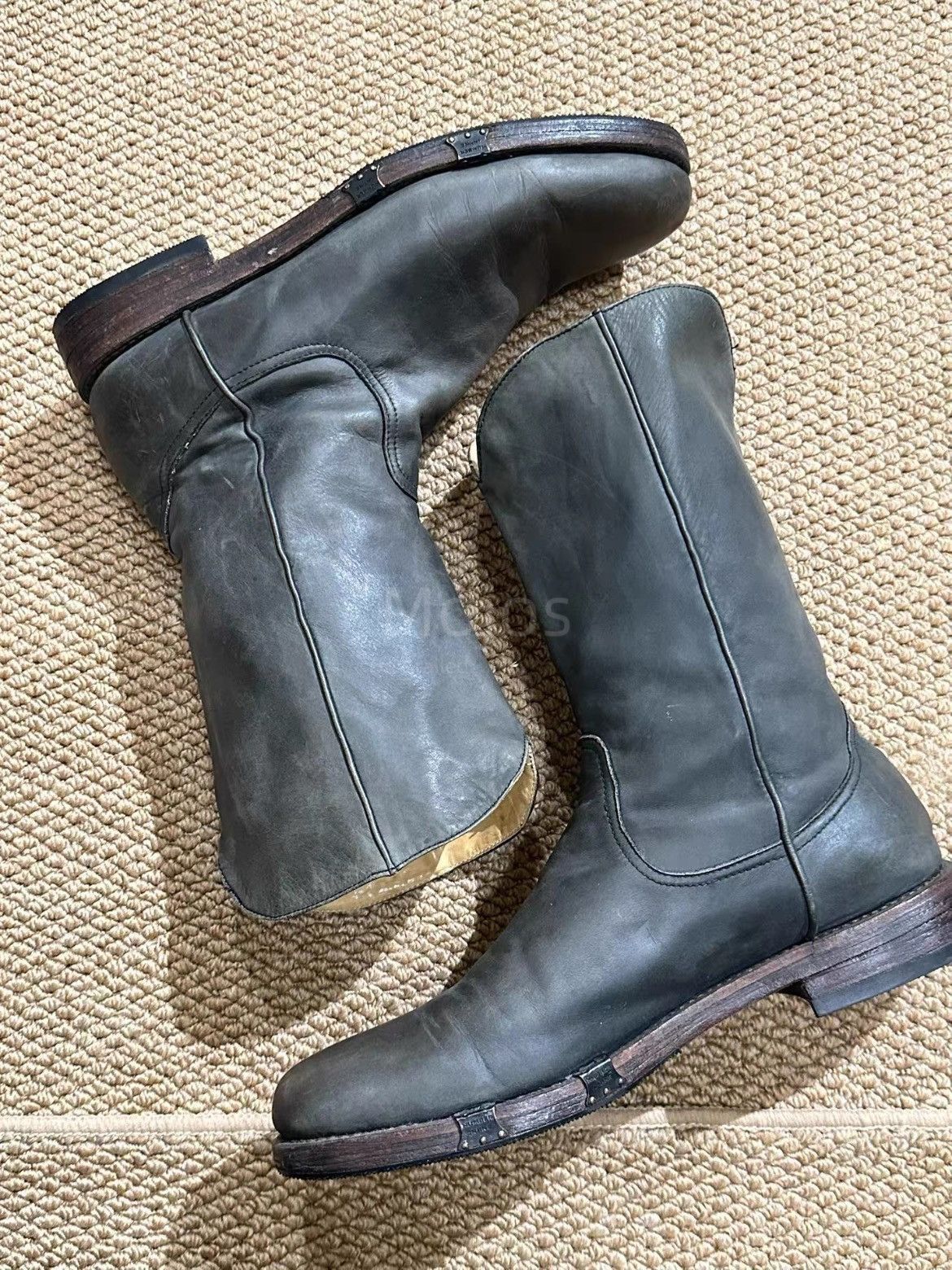 Number (N)ine Sz 8 Number Nine 07SS Cowboy Boots-2508 Size US 8 / EU 41 - 3 Thumbnail
