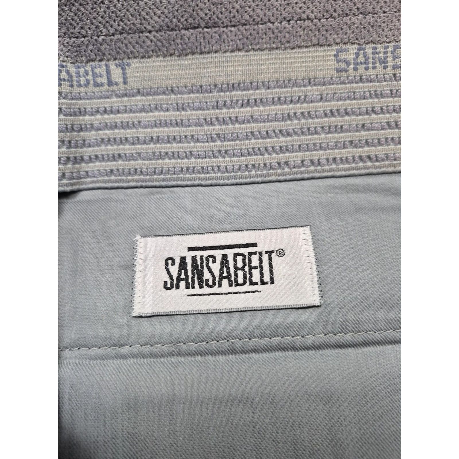 Vintage VTG Sansabelt Dress Pants Mens 38x36 Gray Wool Pleated Straight Unhemmed NWOT Size US 38 / EU 54 - 3 Thumbnail