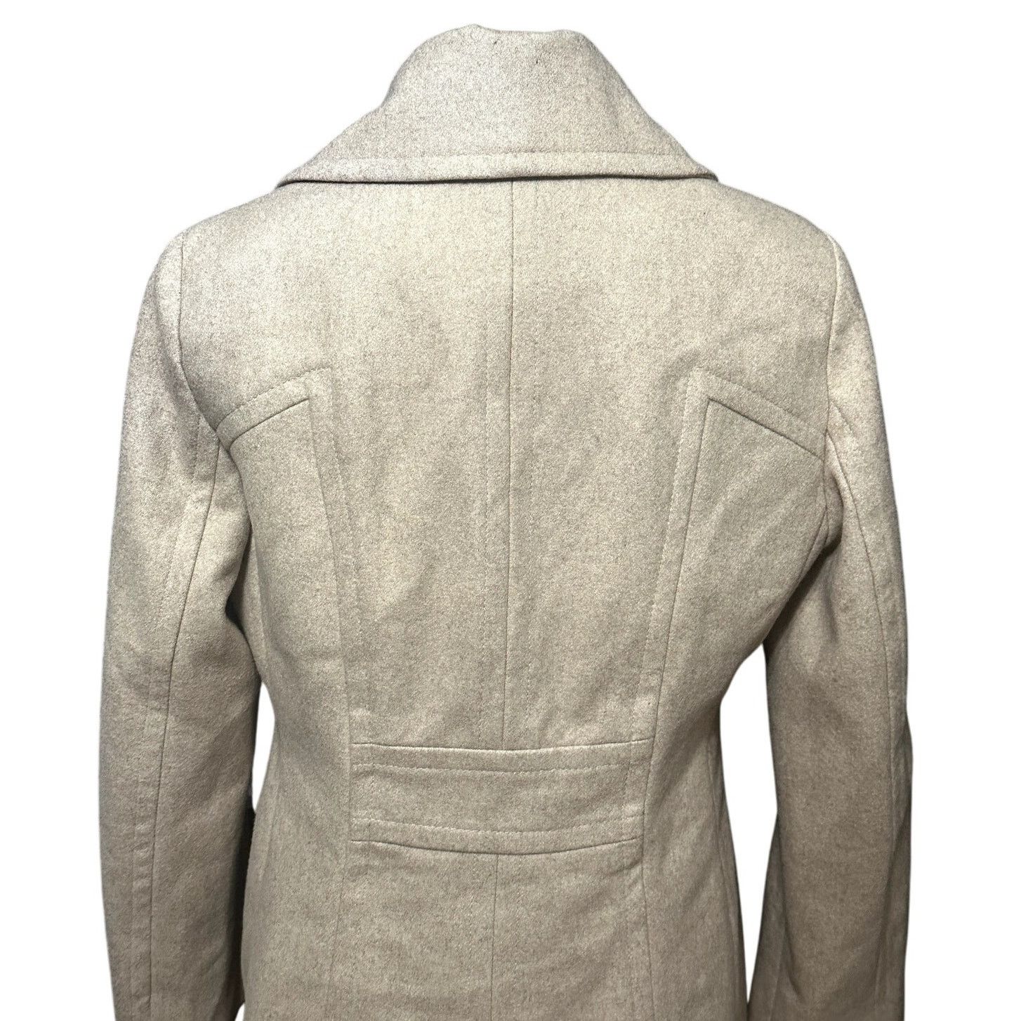 Croft & Barrow Croft & Barrow Pea Coat Double Breasted Wool Tan Women's S Size S / US 4 / IT 40 - 5 Thumbnail
