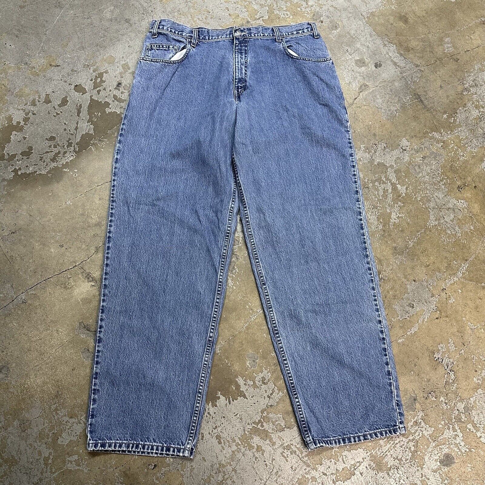 JNCO × Levi's × Vintage Vintage Y2K Levi’s Silvertab Baggy Denim Jeans 38x34 Size US 38 / EU 54 - 1 Thumbnail