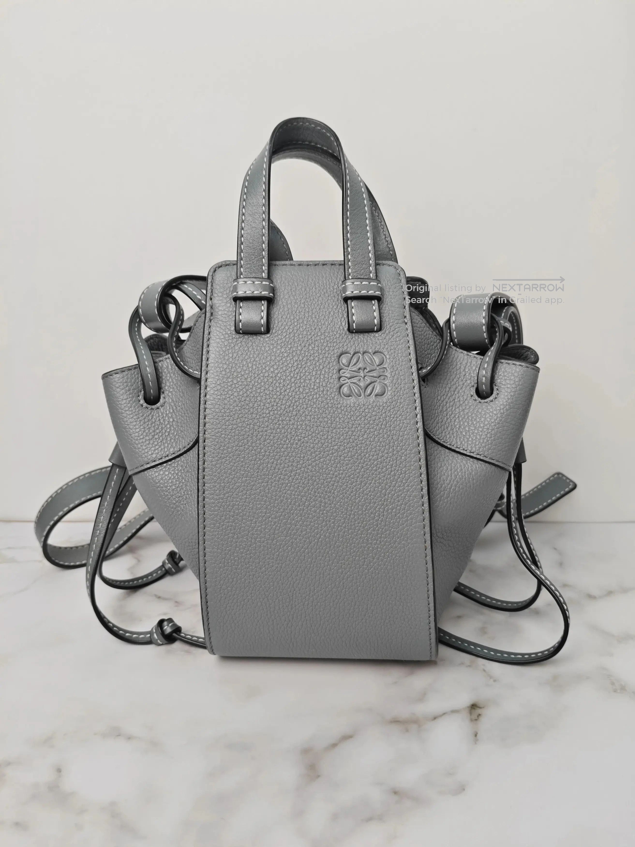 Loewe LOEWE Hammock Mini Bag Gray 16x19 Size ONE SIZE - 1 Thumbnail