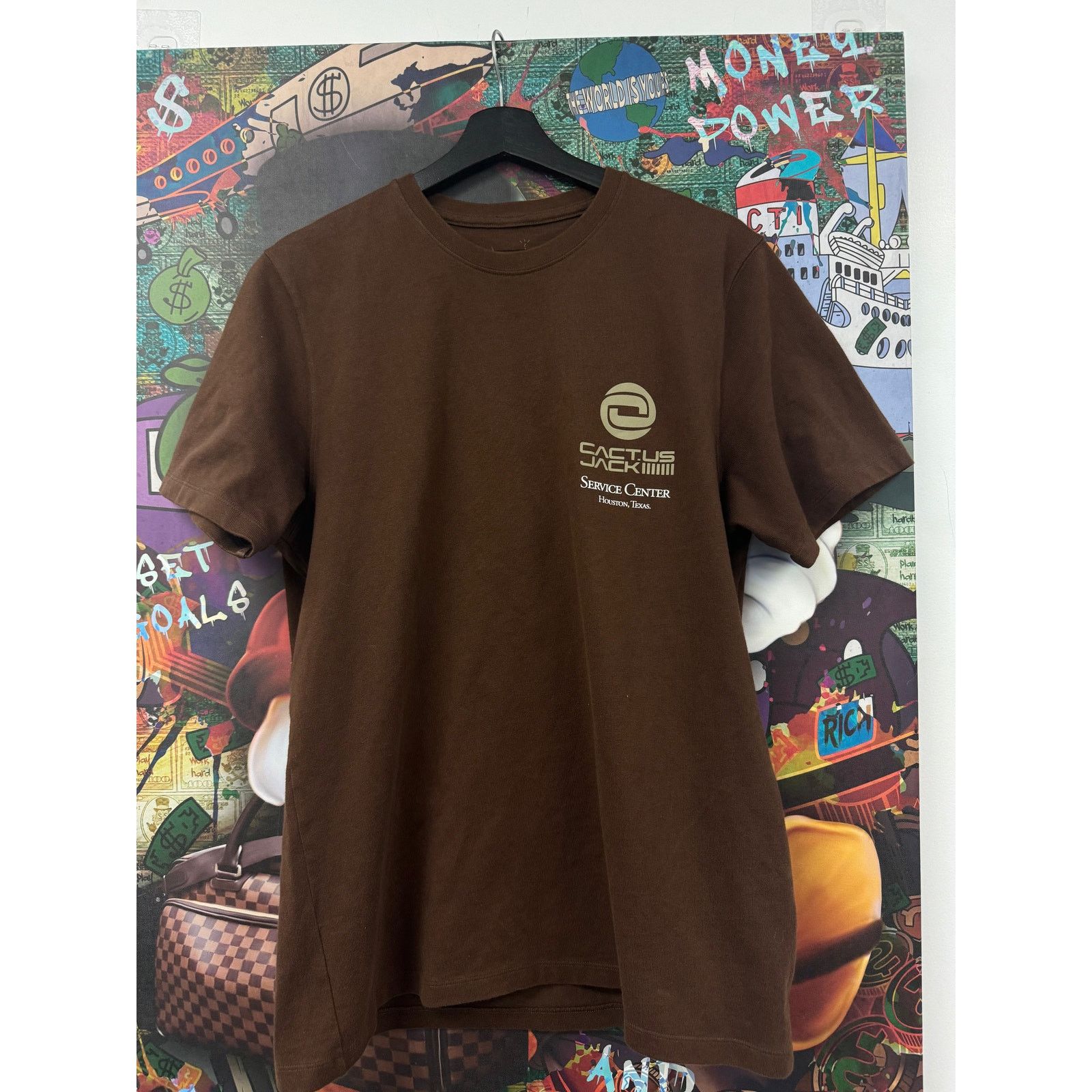 Nike Nike Cactus Jack Service Center Tee Brown Used Medium Size US M / EU 48-50 / 2 - 2 Thumbnail