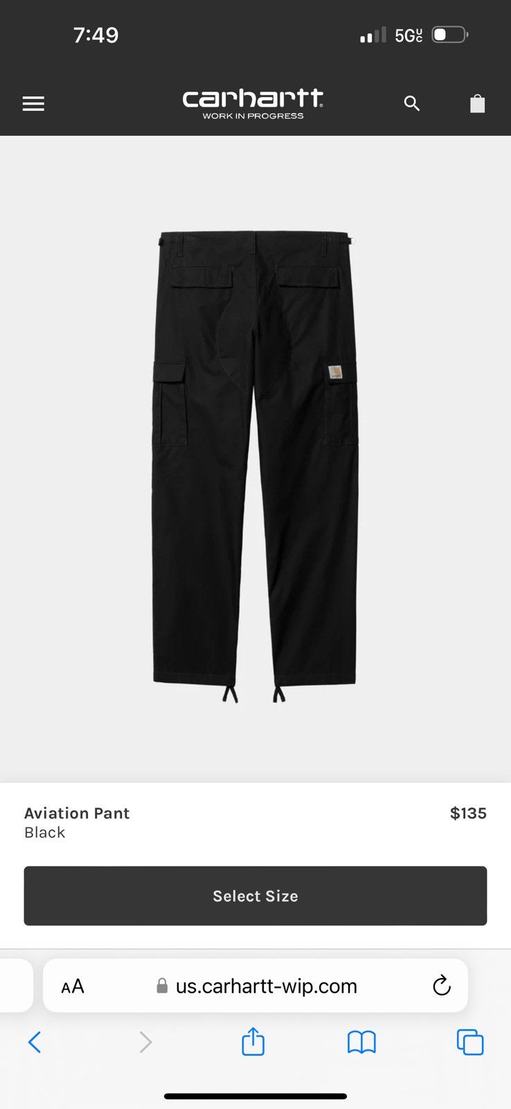 Carhartt Wip Carhartt Wip Aviation Pant Size US 33 - 7 Thumbnail