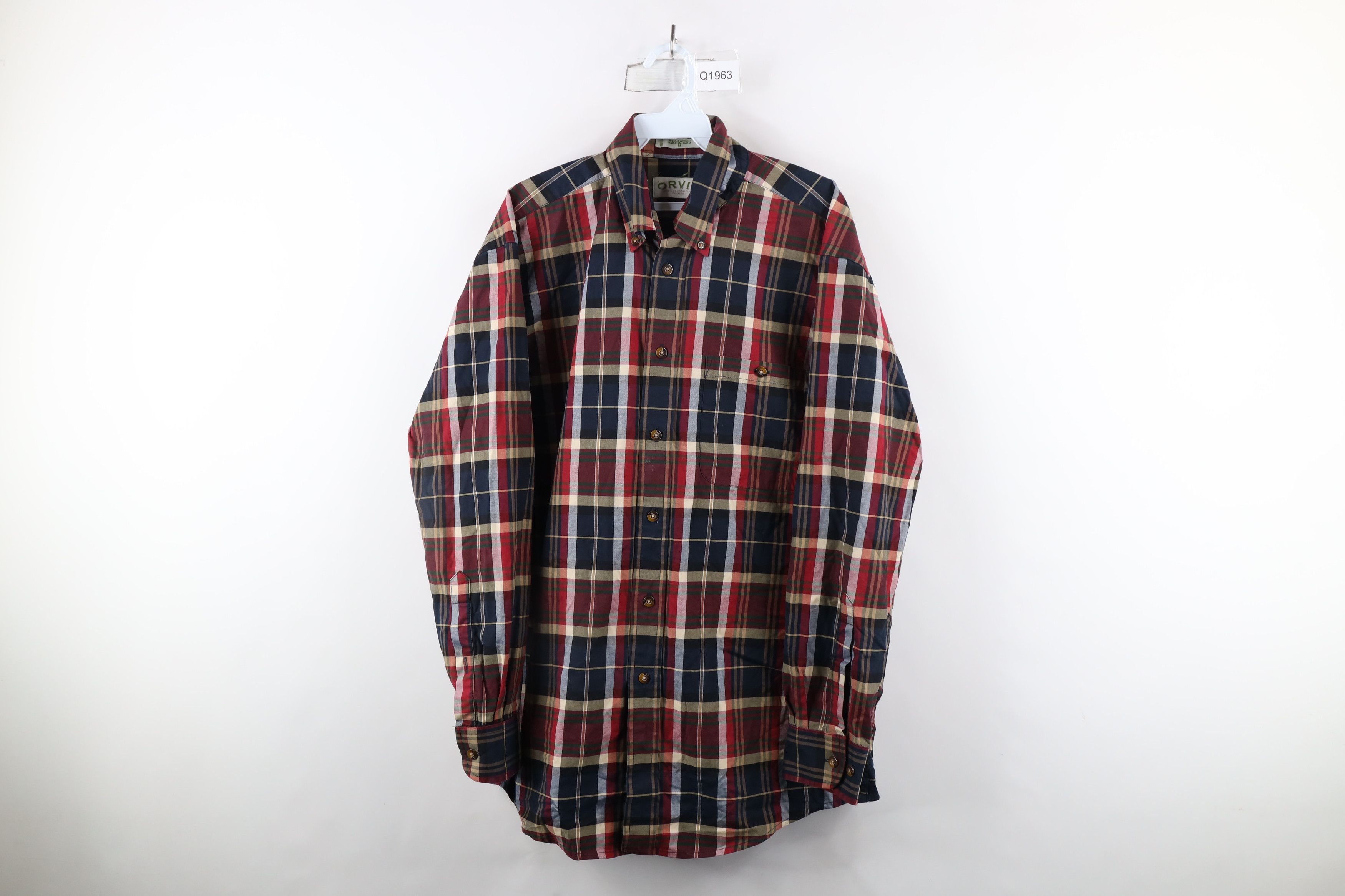 Orvis × Vintage Vintage Orvis Rainbow Plaid Heavyweight Button Down Shirt Size US M / EU 48-50 / 2 - 1 Thumbnail