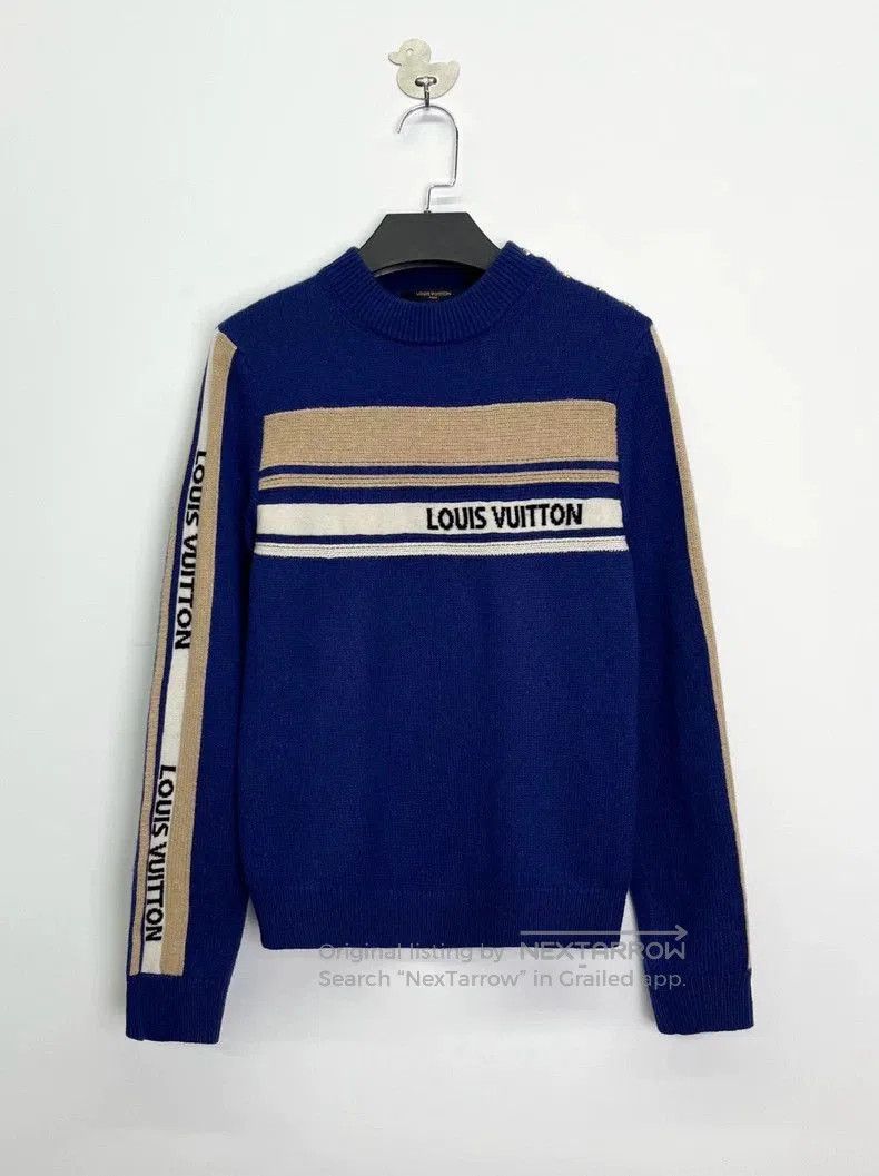 Louis Vuitton Louis Vuitton Striped Logo Cashmere Sweater. Size US XS / EU 42 / 0 - 1 Thumbnail