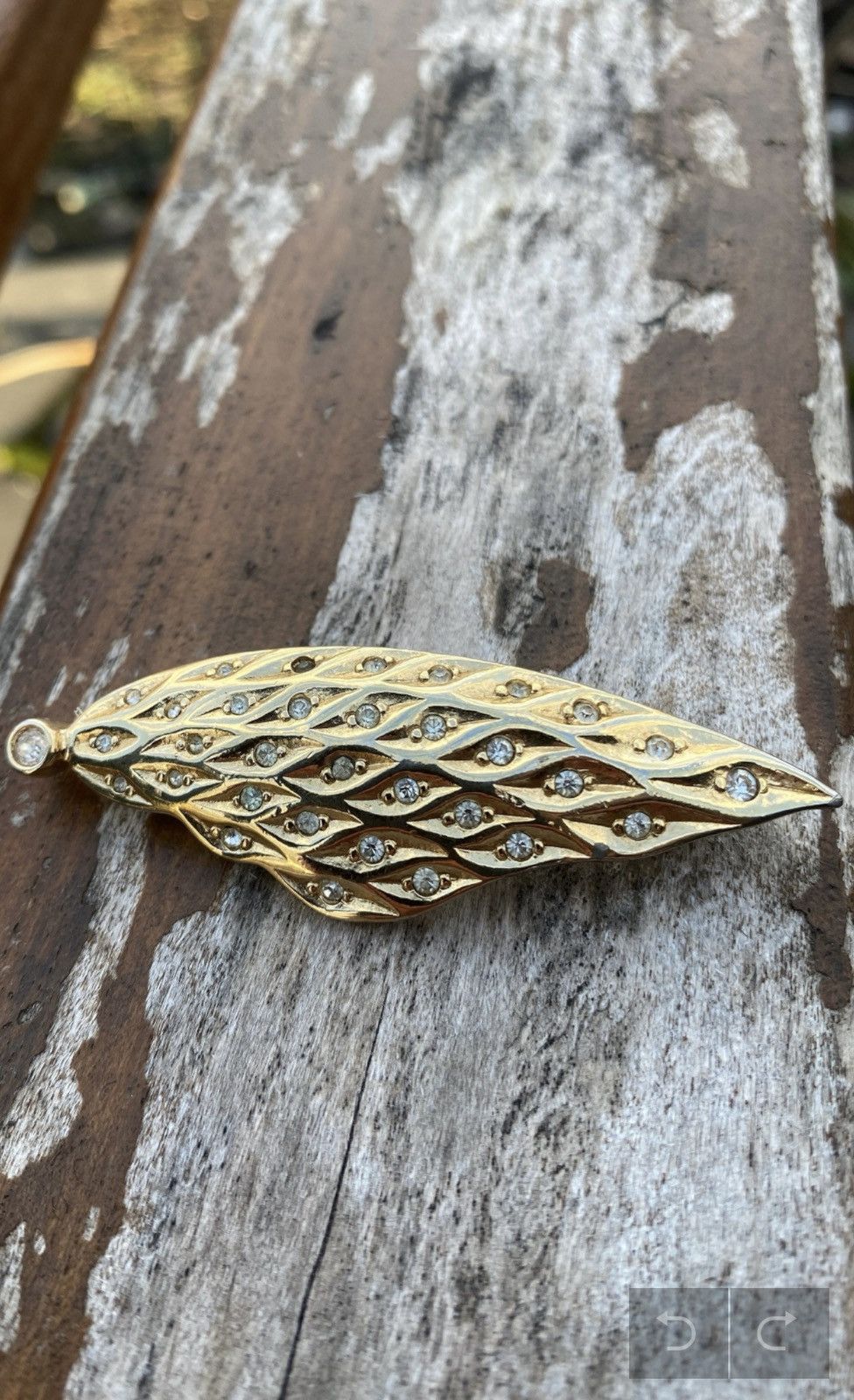 Dior Vintage 1970s Christian Dior Gold Plated Brooch Size ONE SIZE - 5 Thumbnail