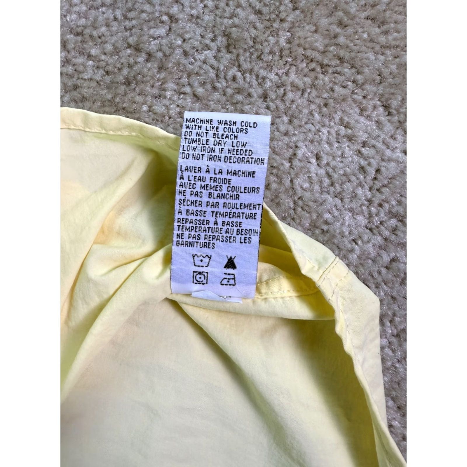 Vintage World Wide Sportsman Yellow Fishing Shirt XL Lightweight Button-Up Collared Long Sleeve Men's Size US XL / EU 56 / 4 - 7 Thumbnail