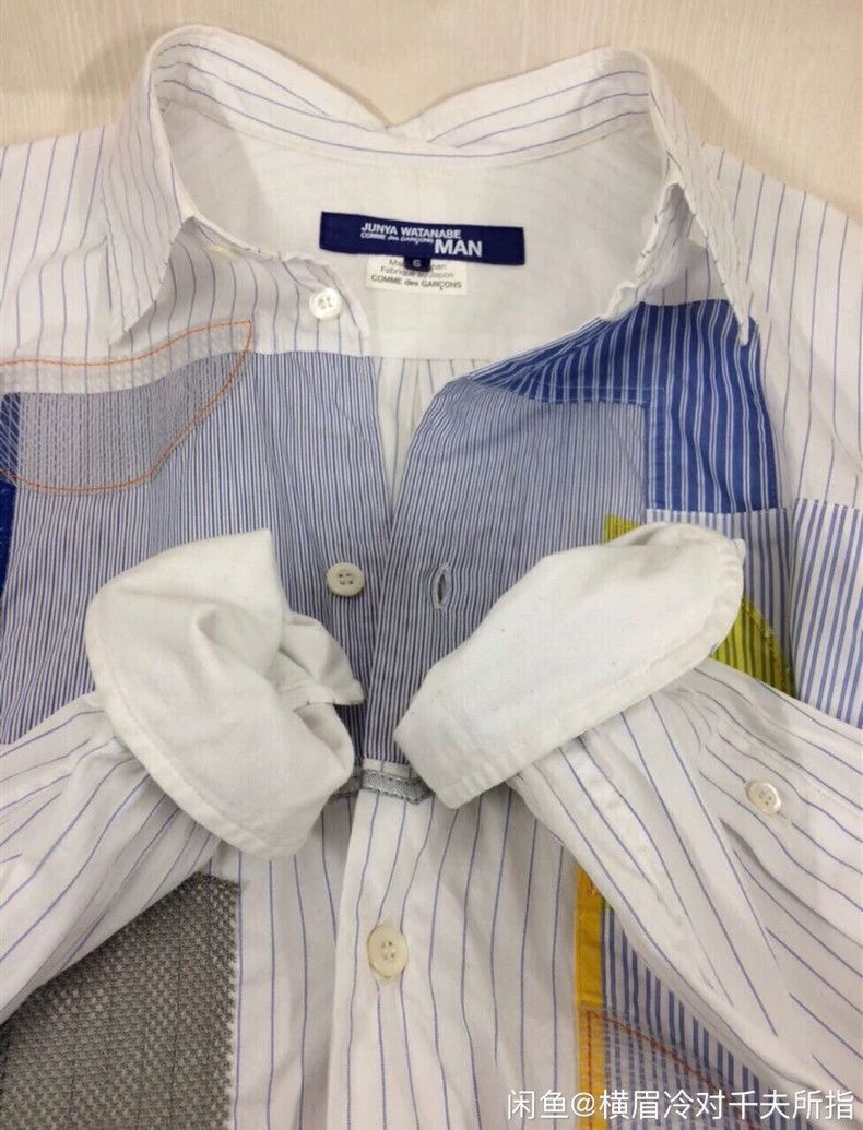 Junya Watanabe Junya Watanabe Spliced Design Shirt Size US S / EU 44-46 / 1 - 3 Thumbnail