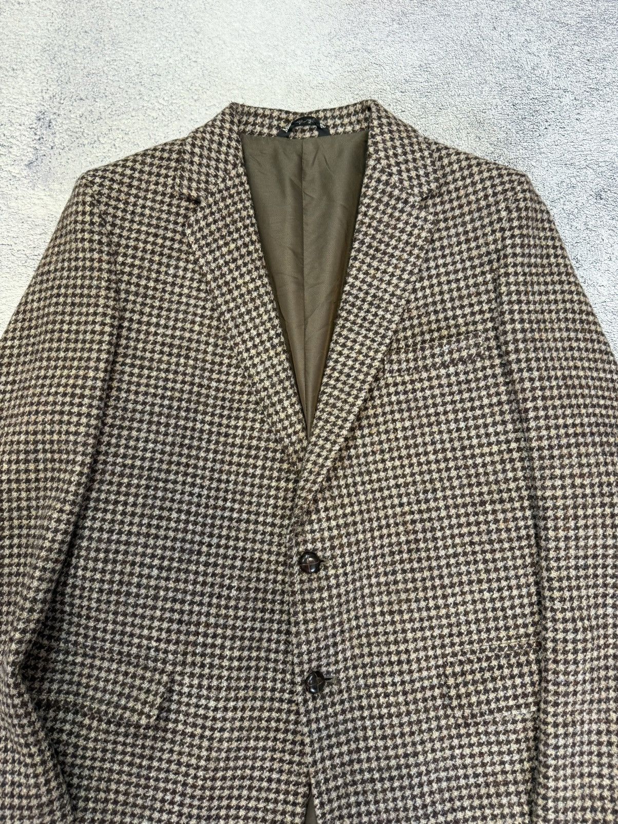 Harris Tweed Harris Tweed Wool Blazer 42 Handwoven Sport Coat Made In UK Size 42R - 5 Thumbnail