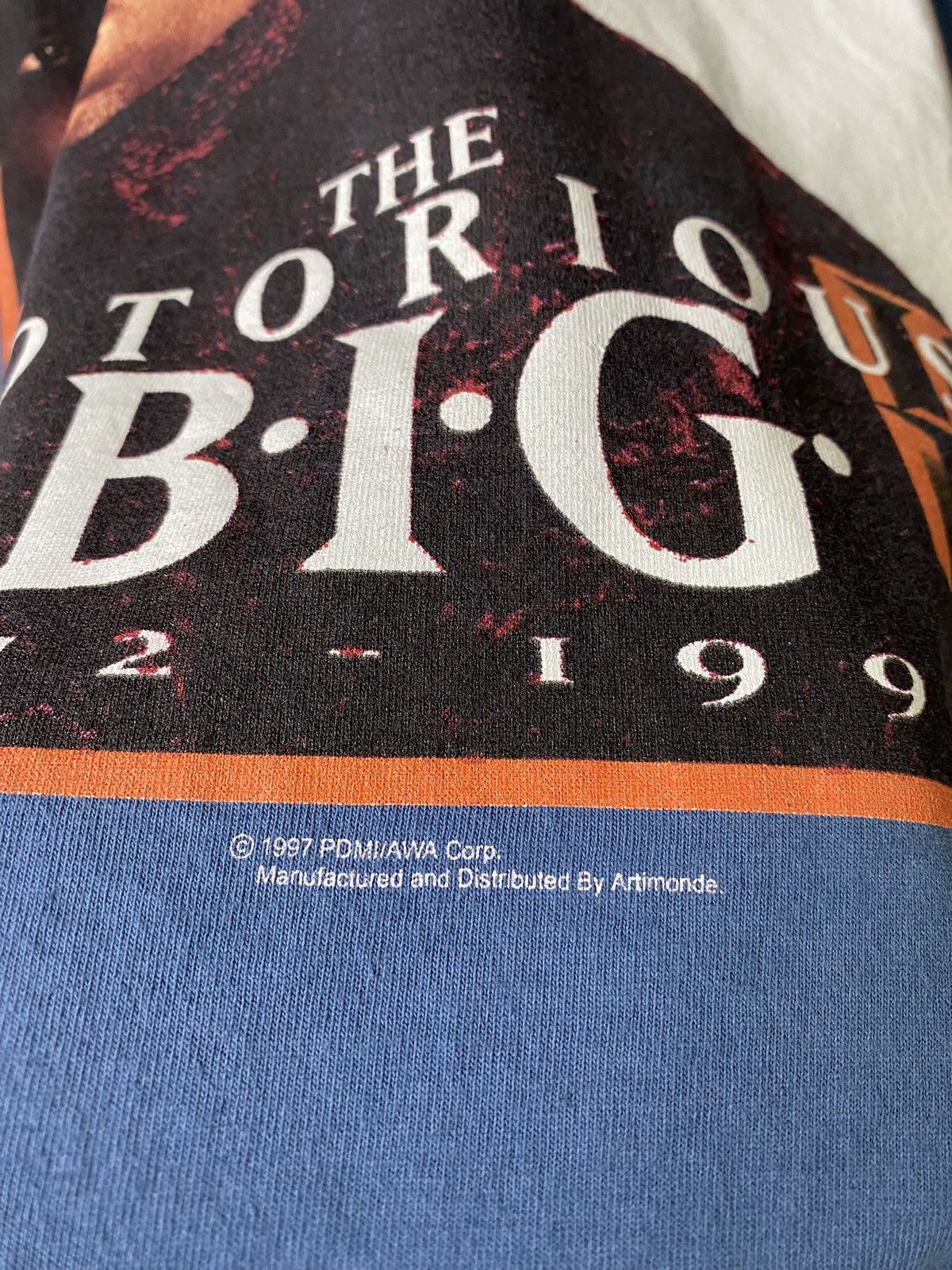 Vintage Vtg 90’s Biggie Smalls T-Shirt Notorious B.I.G Rap Tee XL Size US XL / EU 56 / 4 - 3 Thumbnail