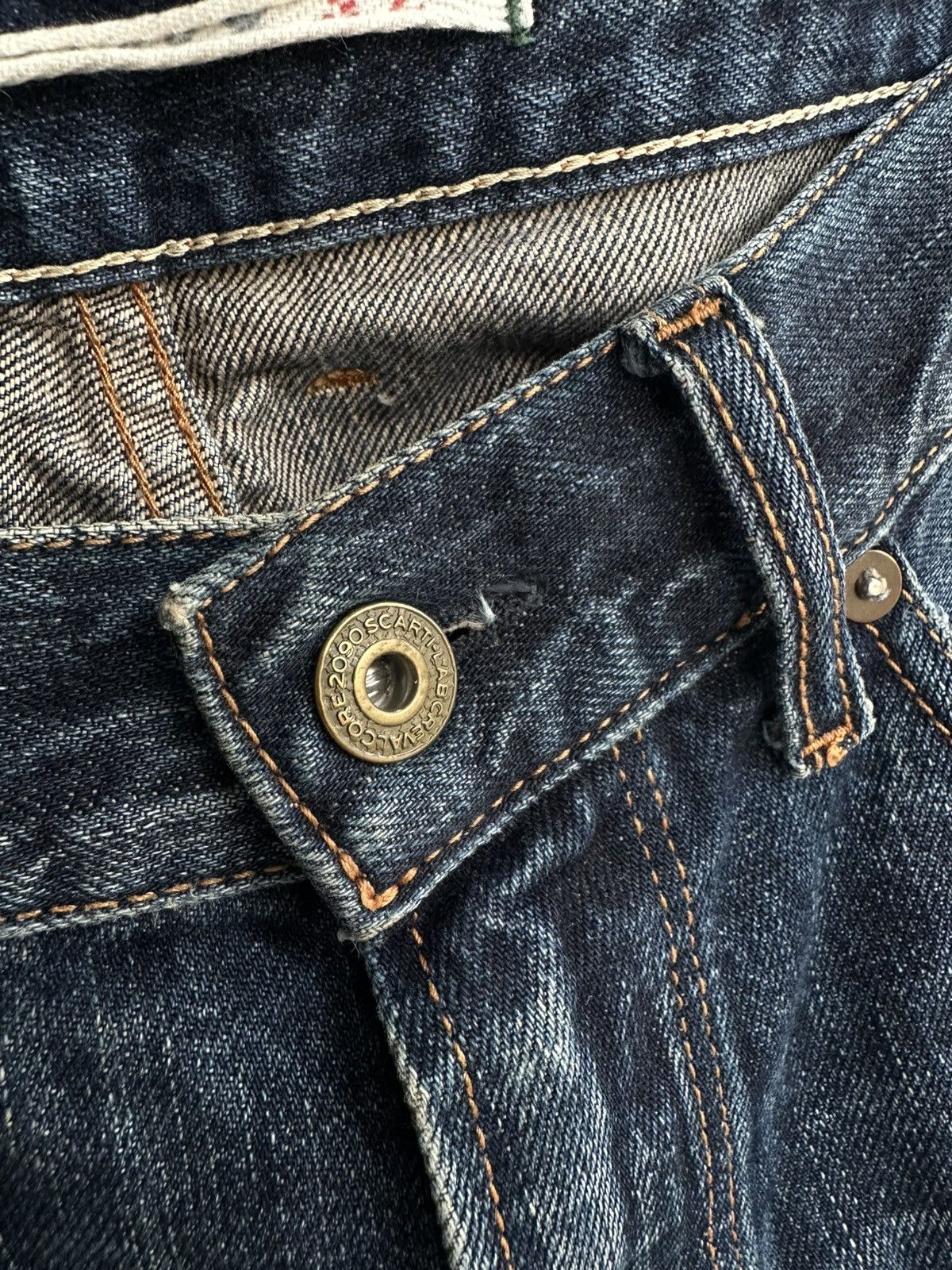 Scarti-Lab Vintage Scarti Lab Dirty Denim Workwear Selvedge Japan Jeans Size US 34 / EU 50 - 5 Thumbnail