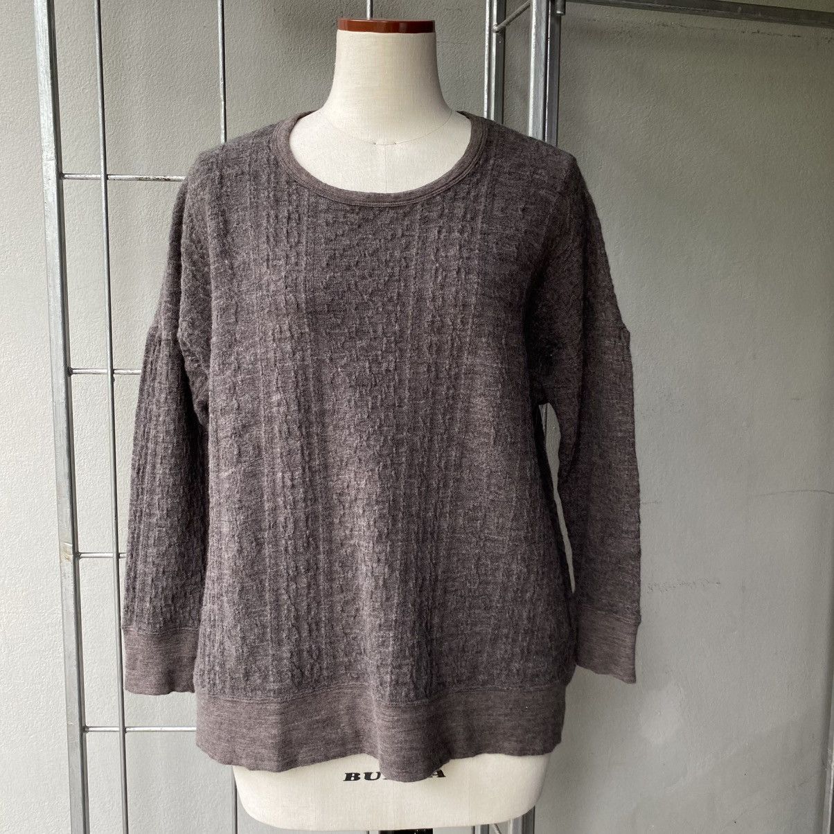 Zucca ZUCCA Brown Textured Knit Pullover Sweater Size M / US 6-8 / IT 42-44 - 1 Thumbnail