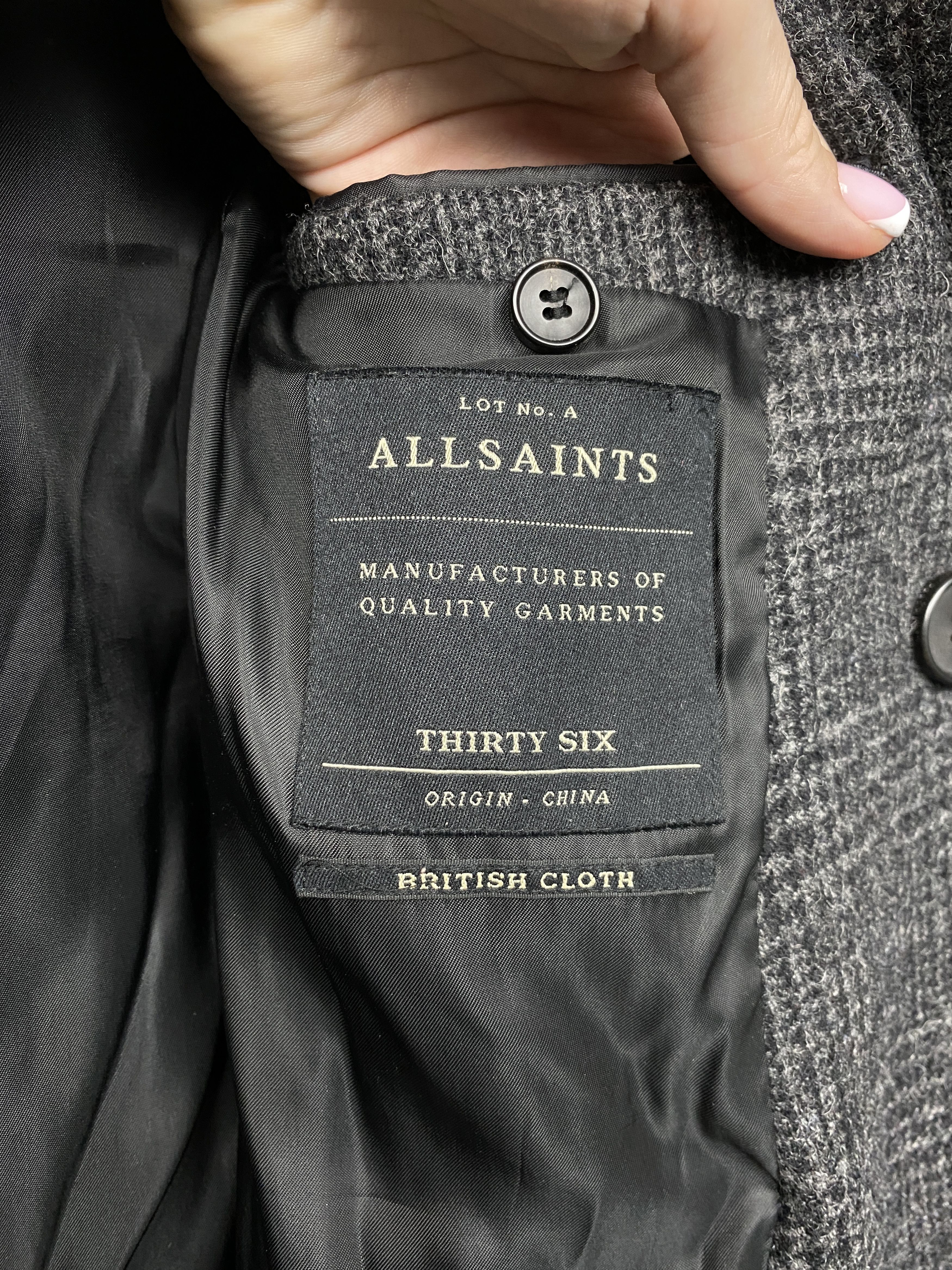Allsaints Allsaints Vintage Yuto Wool Coat Jacket Size US M / EU 48-50 / 2 - 3 Thumbnail