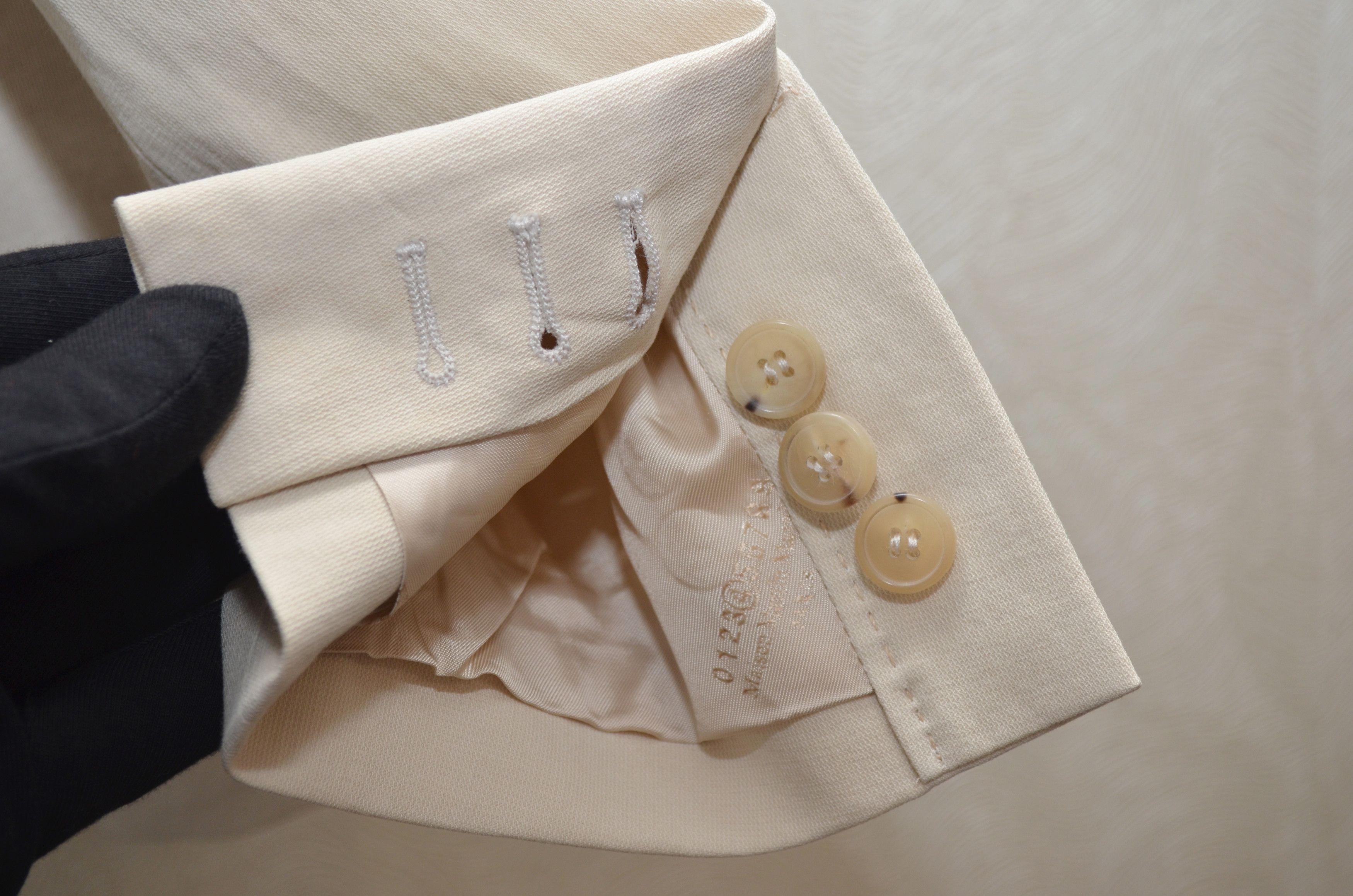 Maison Margiela MM4 Maison Martin Margiela 4 Archive Blazer SS10 Beige RARE Size XS / US 0-2 / IT 36-38 - 8 Thumbnail