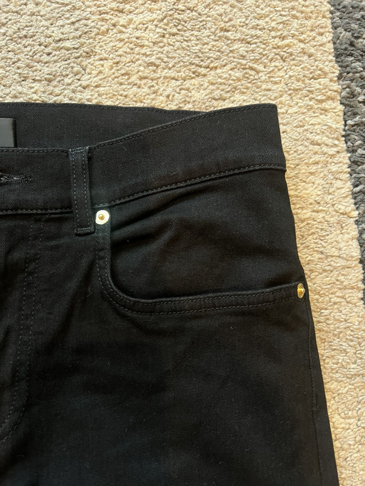 Versace Versace Mens Jeans Black Wash Taylor Fit Size US 31 - 3 Thumbnail
