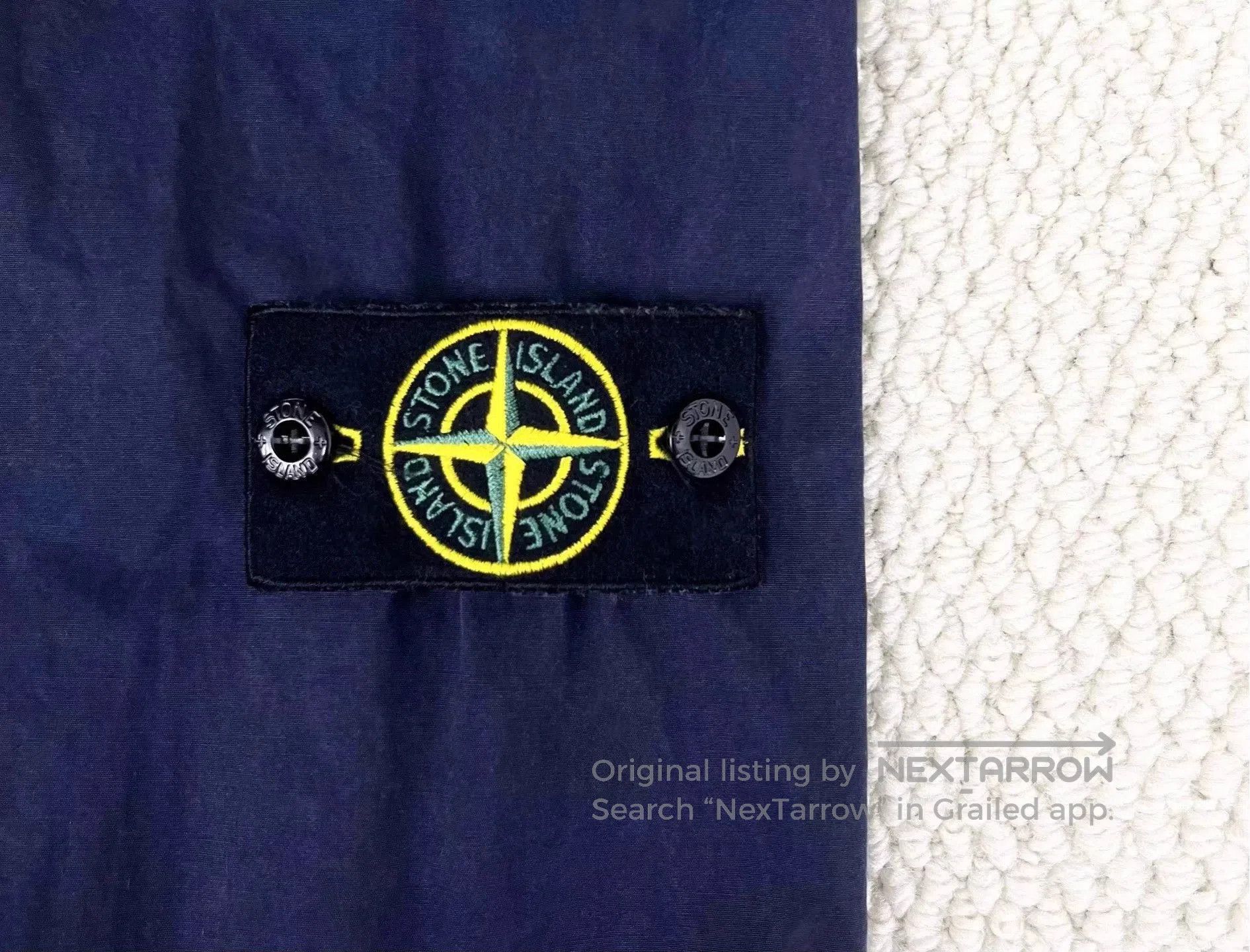 Stone Island Blue Zip-Front Long Sleeve Jacket. Size US L / EU 52-54 / 3 - 5 Thumbnail