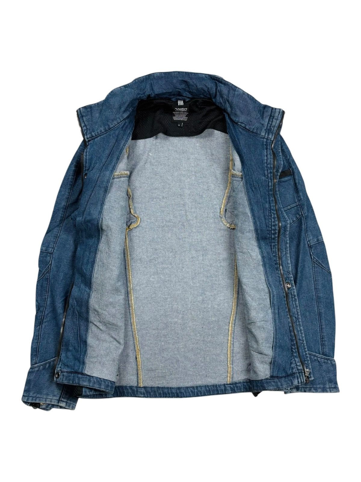 Le Grande Bleu (L.G.B.) 2000s Field Core - Vkei Style Washed Rider Denim Jacket Size US M / EU 48-50 / 2 - 2 Thumbnail