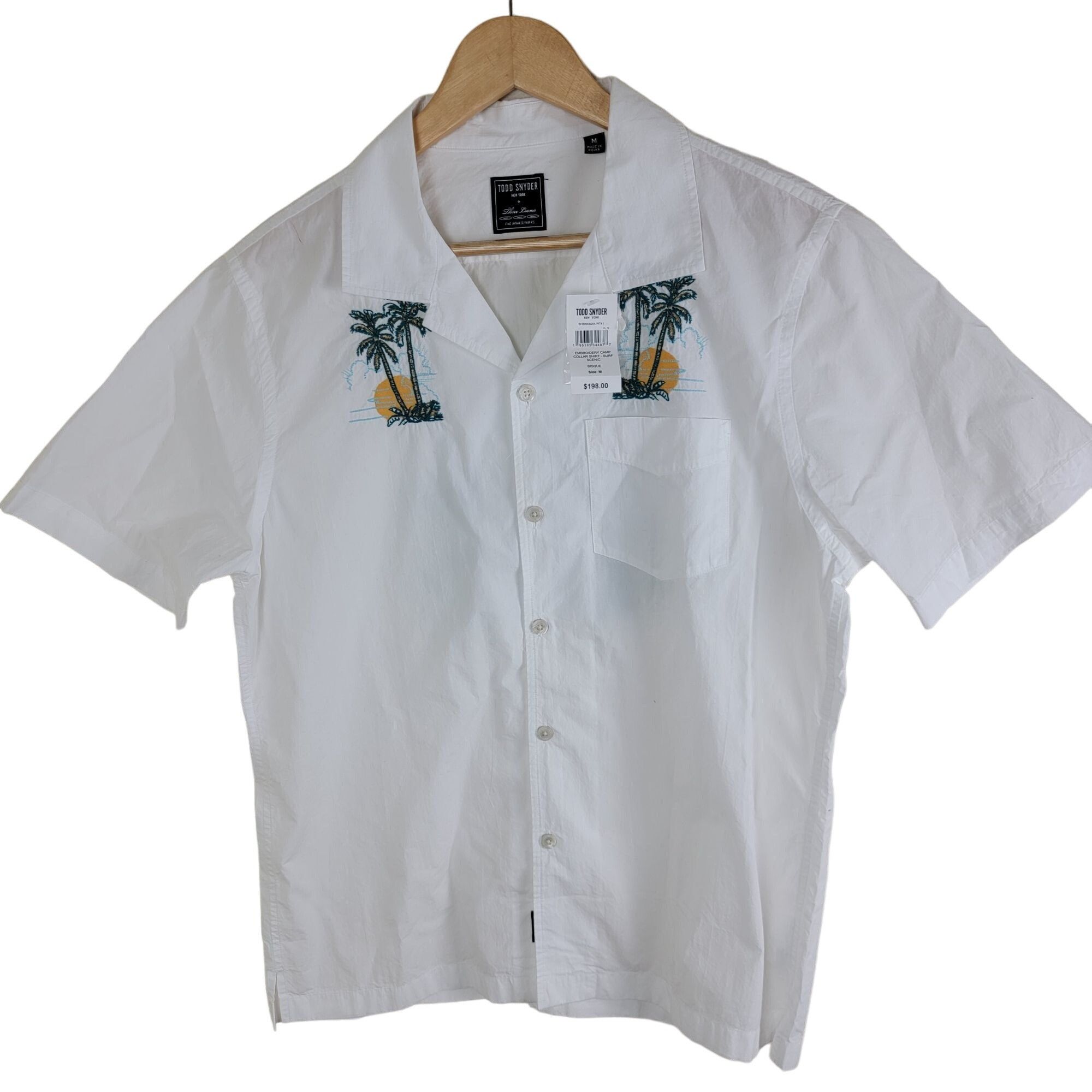 Todd Snyder Todd Snyder Men’s Embroidered Surf Scene Camp Shirt | Grailed