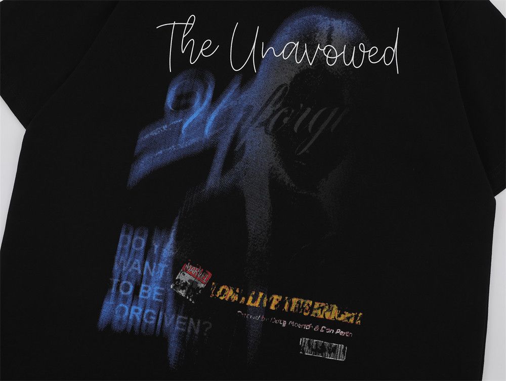 Japanese Brand × Vintage Men's loose casual round neck silhouette printed T-shirt y2k Size US M / EU 48-50 / 2 - 4 Thumbnail