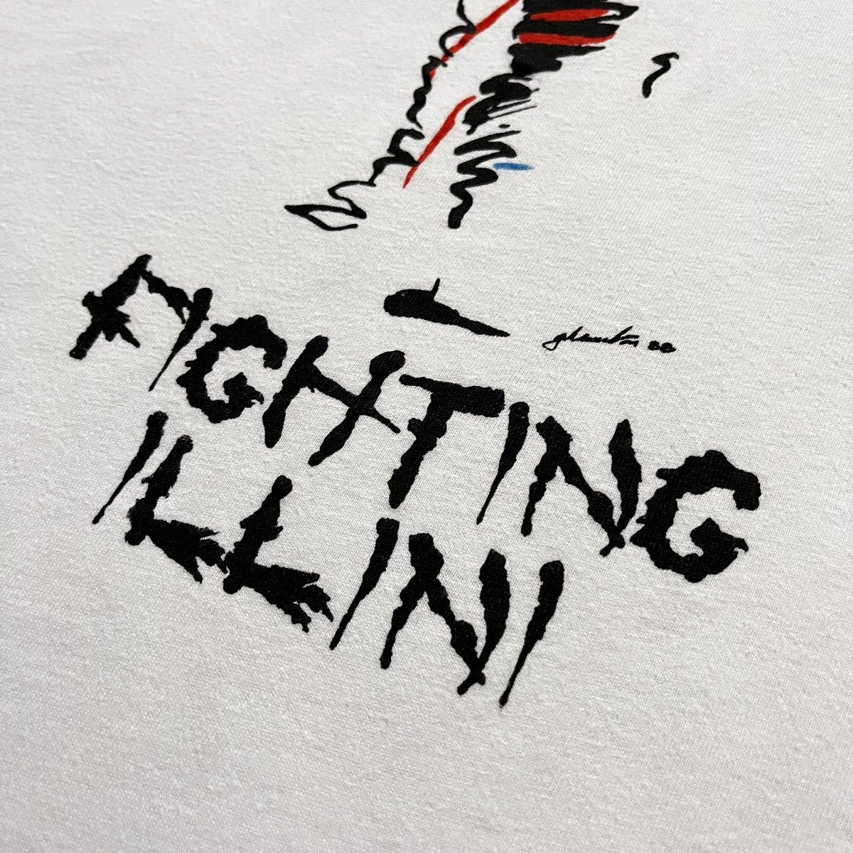 Vintage 1980s Illinois Fighting Illini Size US XL / EU 56 / 4 - 3 Thumbnail
