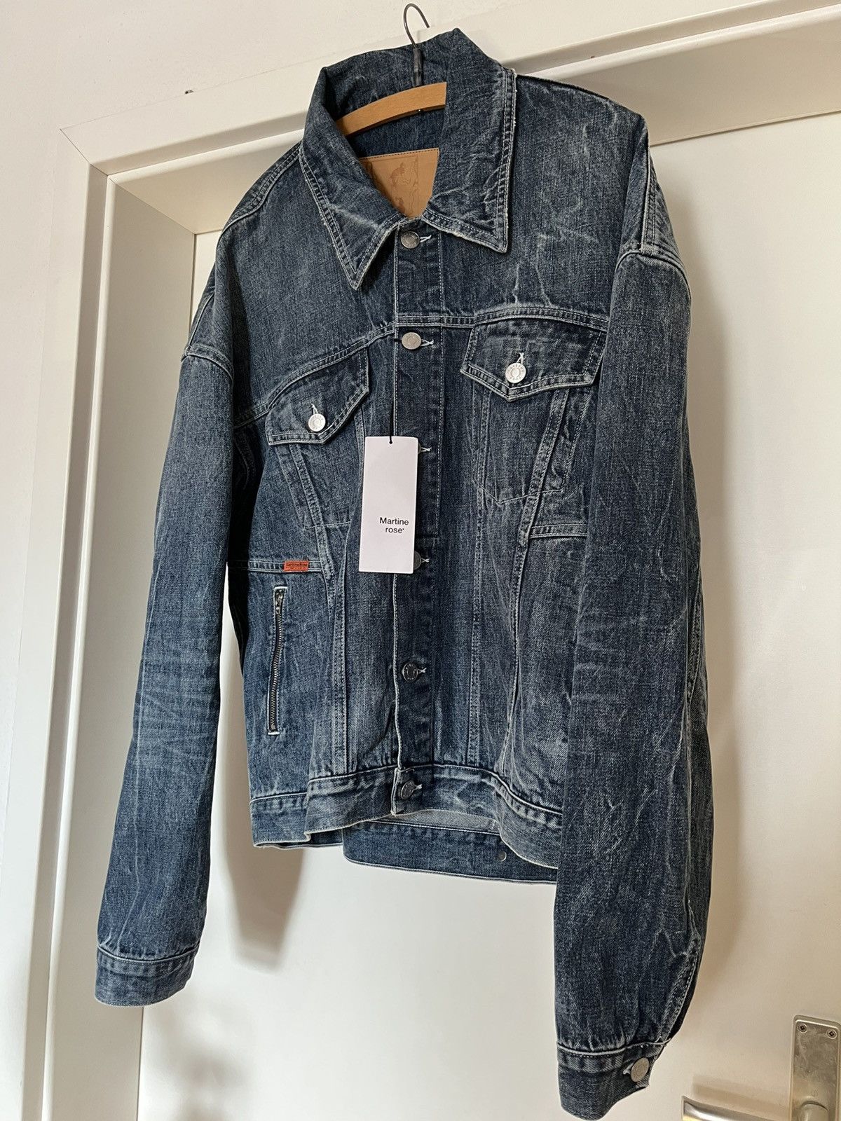 Martine Rose Martine Rose Ballon Shoulder Jeans Denim Jacket size L Size US L / EU 52-54 / 3 - 1 Thumbnail