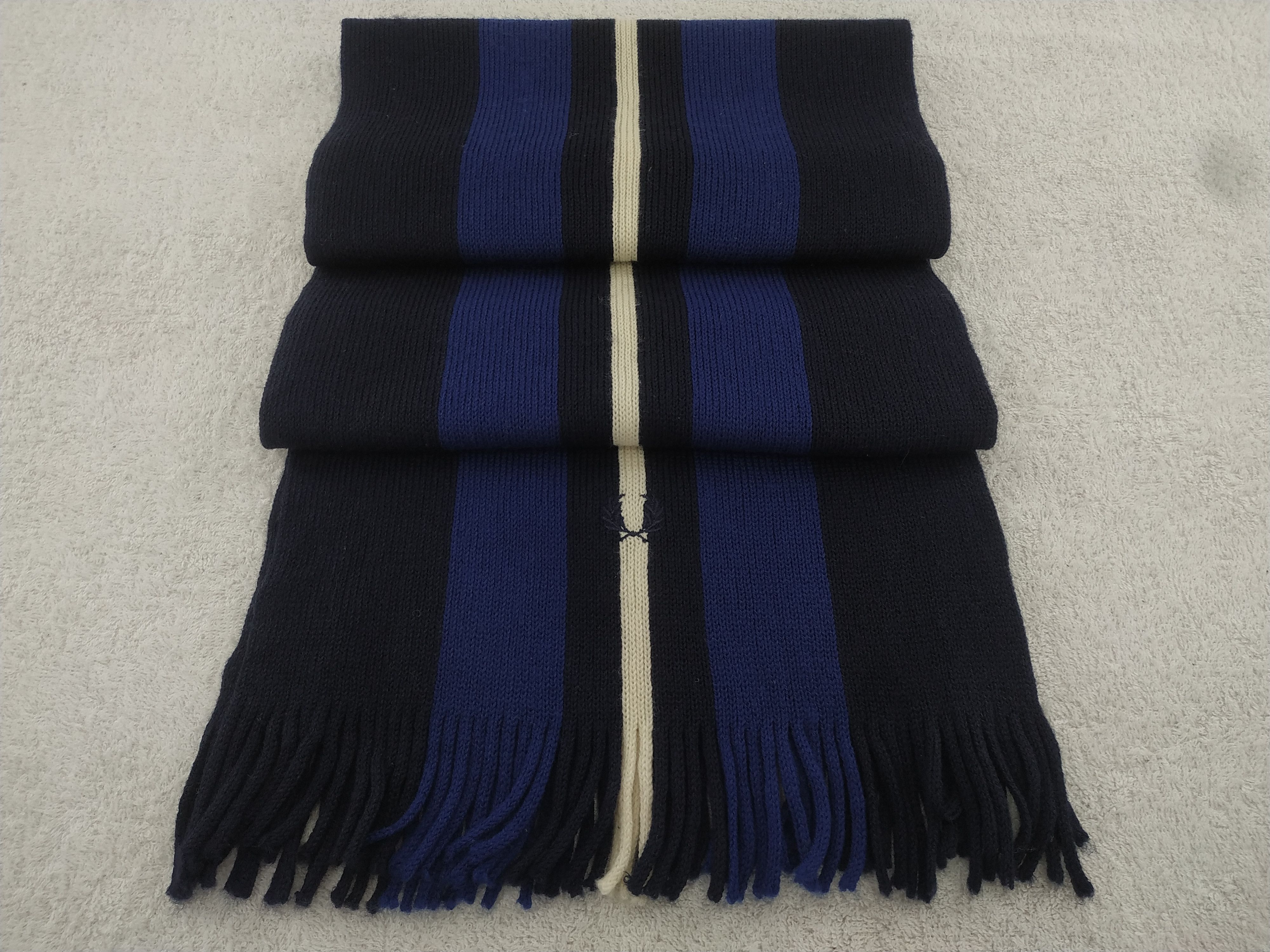 Fred Perry × Vintage Fred Perry Scarf / Muffler / Neckwear - WW586 Size ONE SIZE - 4 Thumbnail