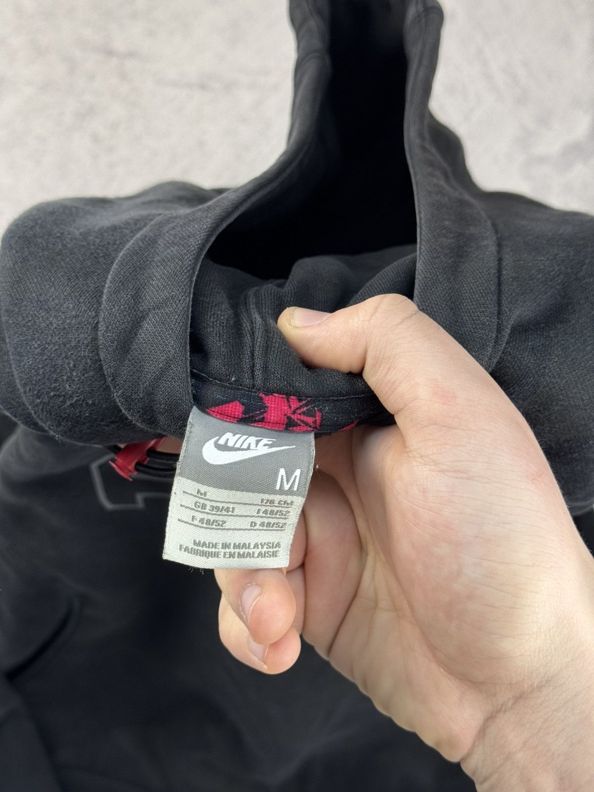Nike × Vintage NIKE VINTAGE CENTER LOGO OVERSIZE BOXY HOODIE Size US M / EU 48-50 / 2 - 5 Thumbnail