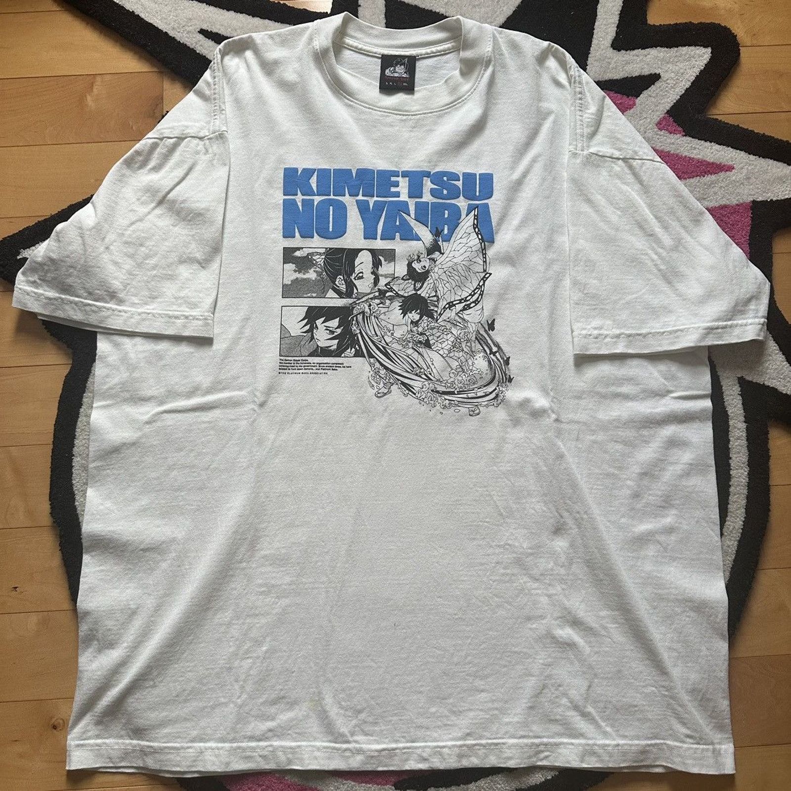 Vintage Platinum Baka x Demon Slayer Anime T-Shirt Size US XL / EU 56 / 4 - 2 Thumbnail