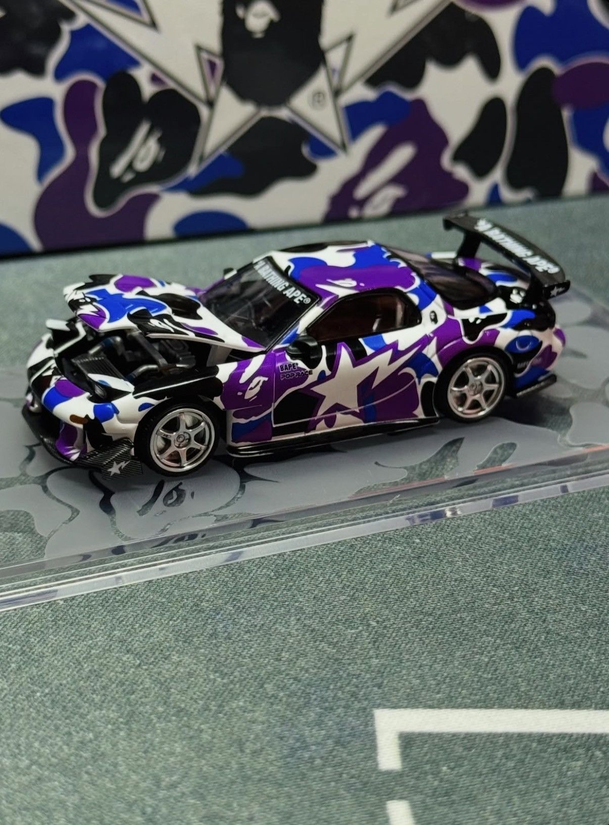 Bape BAPE STORE HONGKONG 20th ANNIVERSARY 1/64 MAZDA CAR Size ONE SIZE - 3 Thumbnail