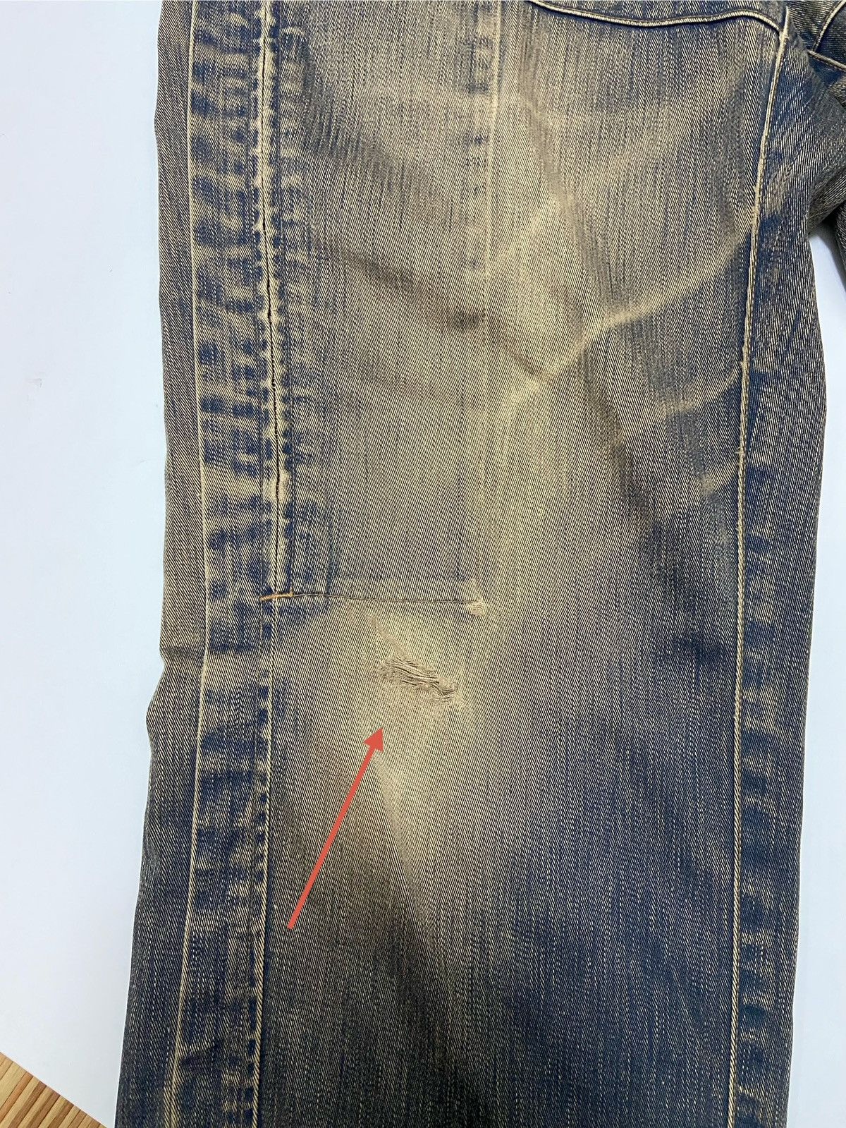 Jean Charles De Castelbajac CASTELBAJAC SPORTS DISTRESSED BAGGY JEANS Size US 34 / EU 50 - 7 Thumbnail