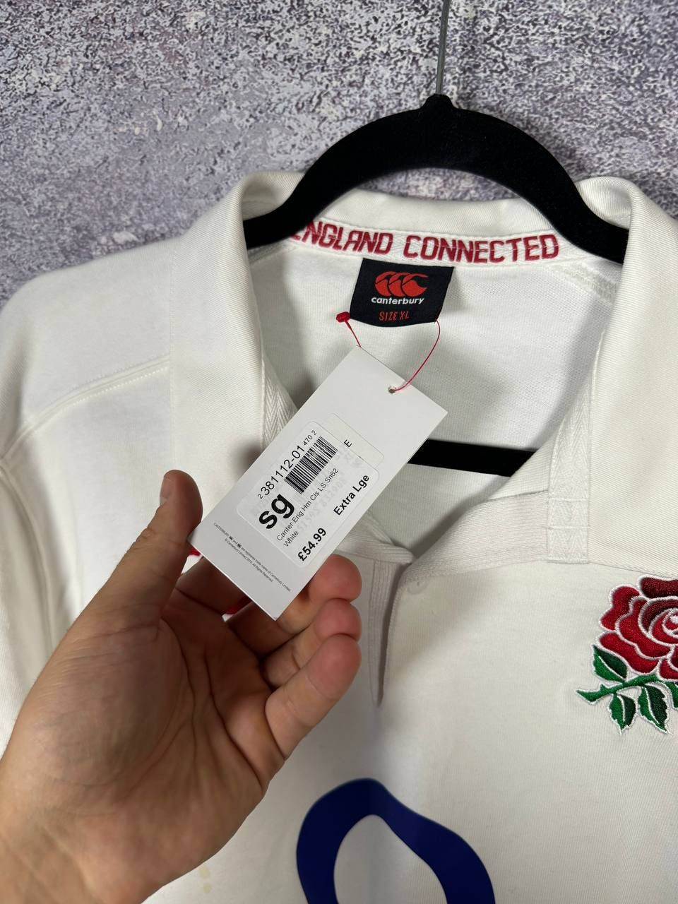 Canterbury of New Zealand NWT England Rugby Union Team Shirt Jersey Canterburry Size US XL / EU 56 / 4 - 9 Thumbnail