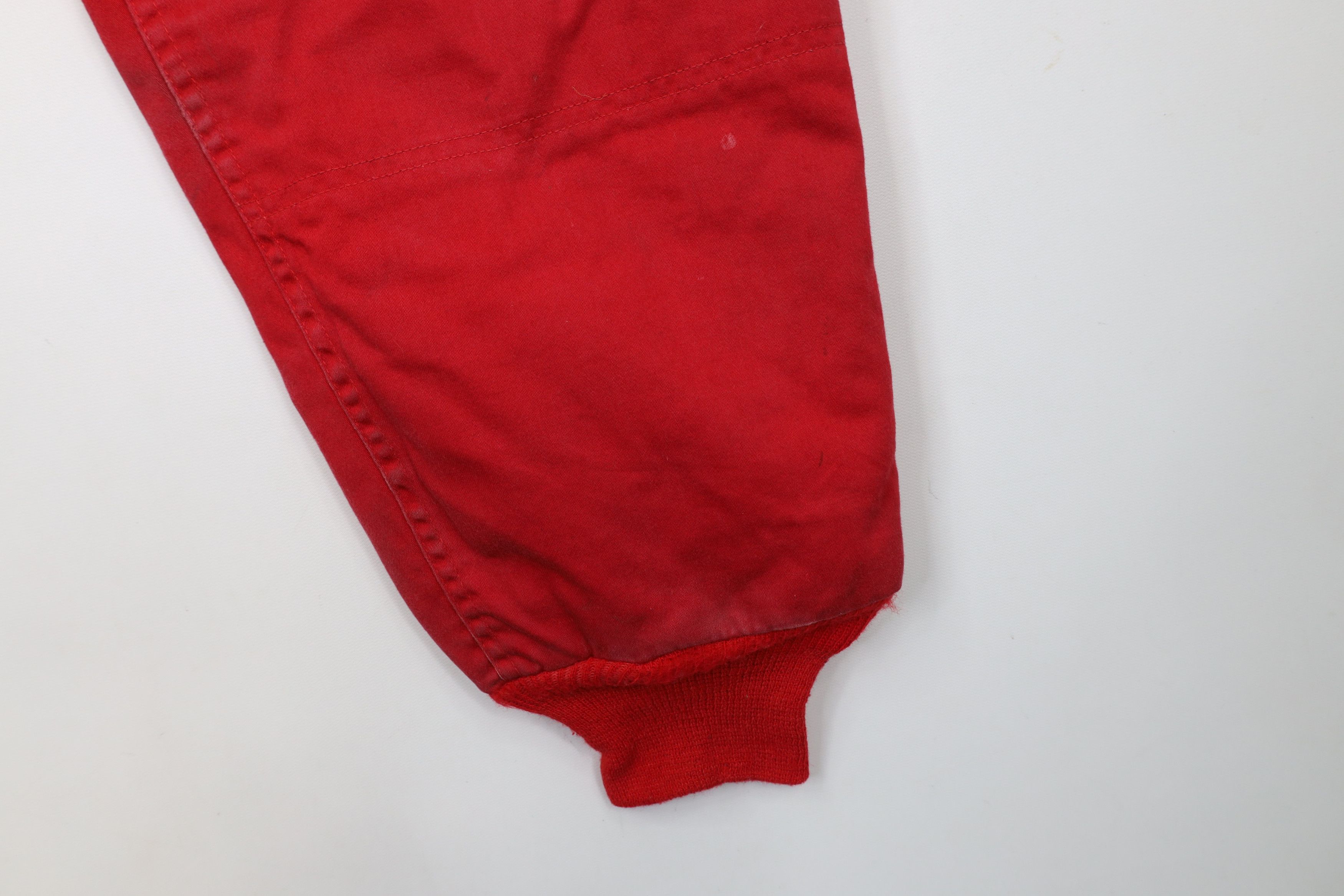 Vintage Vintage 50s 60s Heavyweight Quilted Joggers Pants Red USA Size US 28 / EU 44 - 5 Thumbnail