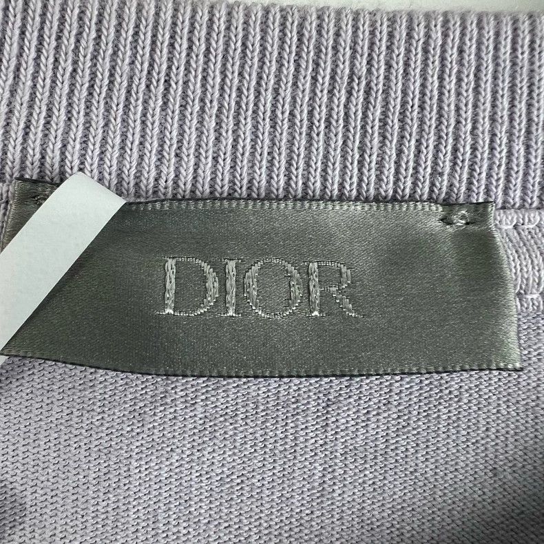 Dior Dior Taro purple embroidered logo short sleeves Size S / US 4 / IT 40 - 4 Thumbnail