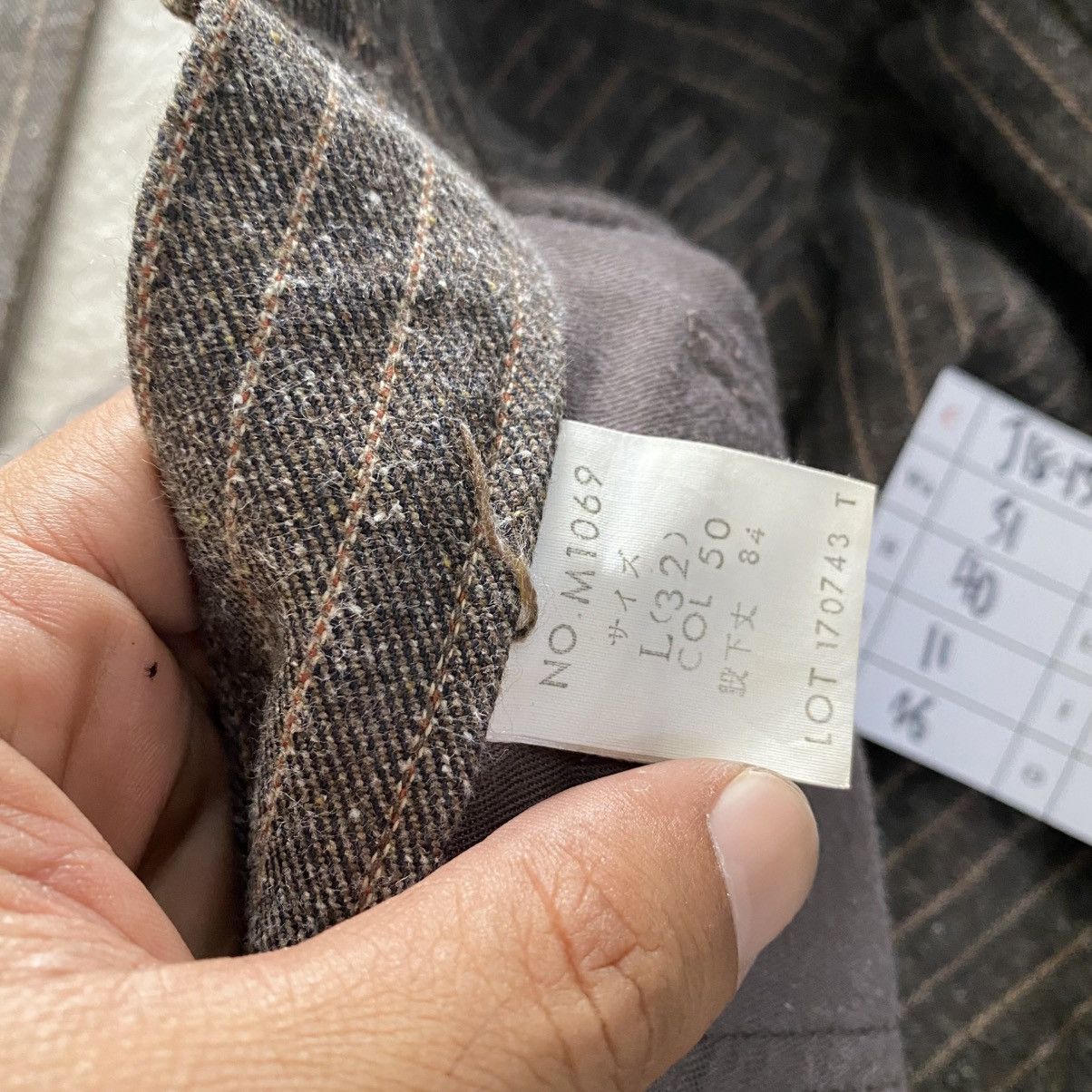 If Six Was Nine × Japanese Brand Vintage Japanese Brand Blueway Herringbone w31 Size US 31 - 7 Thumbnail