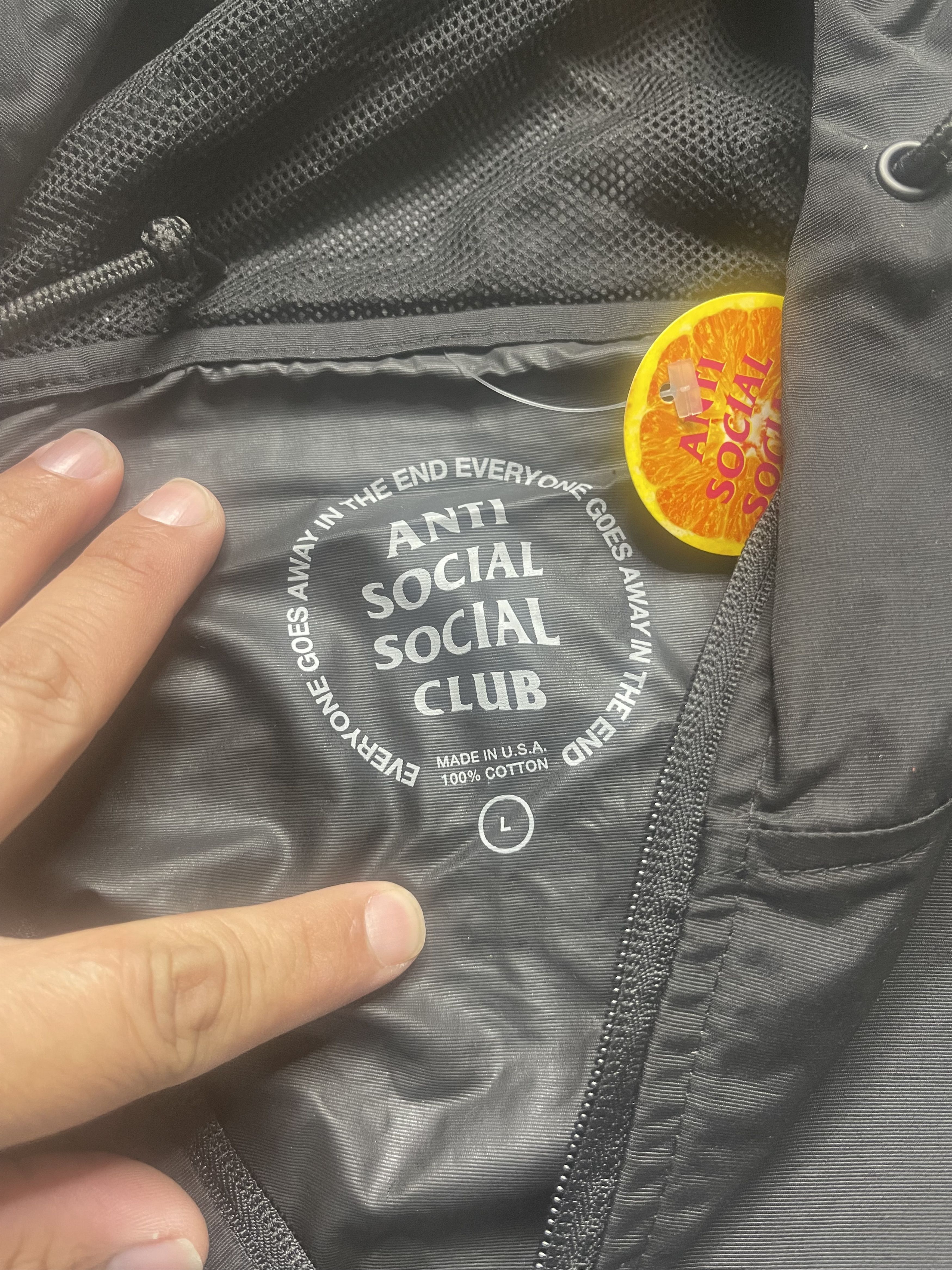 Anti Social Social Club Double Dragon Black Anorak Size US L / EU 52-54 / 3 - 3 Thumbnail