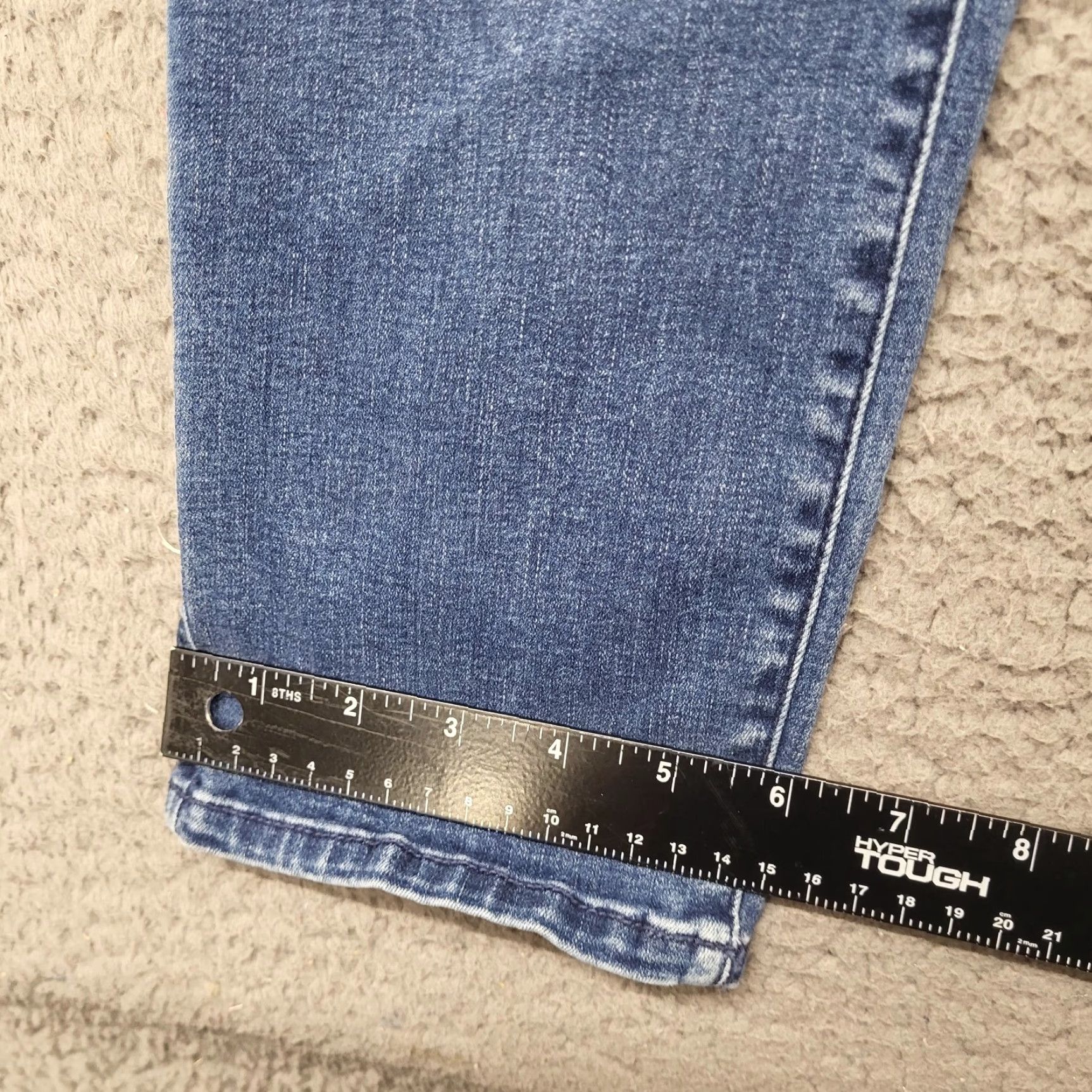 Vintage Chico's Jeans Womens Size 1 Blue Denim Straight Leg High Rise College Size 25" / US 0 / IT 36 - 6 Thumbnail