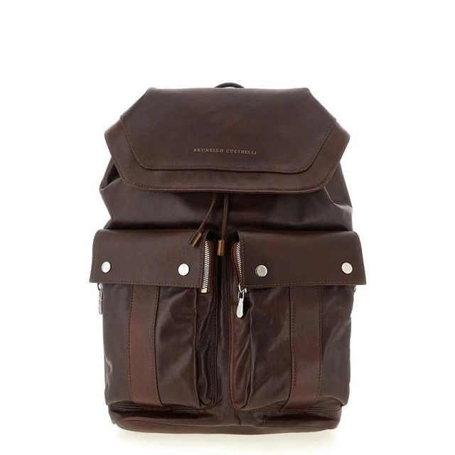 Brunello Cucinelli BRUNELLO CUCINELLI $5950 Rust Brown Leisure Backpack New & A Size ONE SIZE - 1 Thumbnail