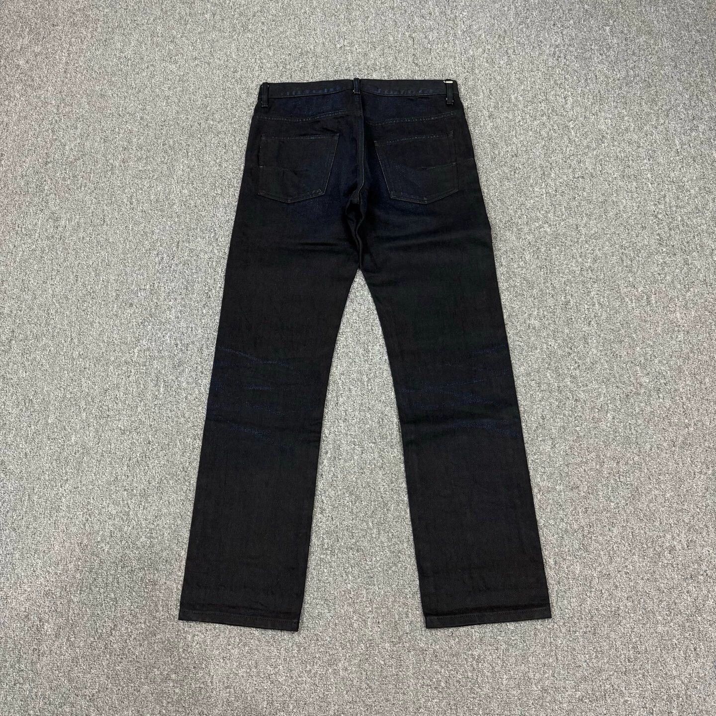 Dior Dior dye leather tag logo jeans 29 Size US 29 - 2 Thumbnail
