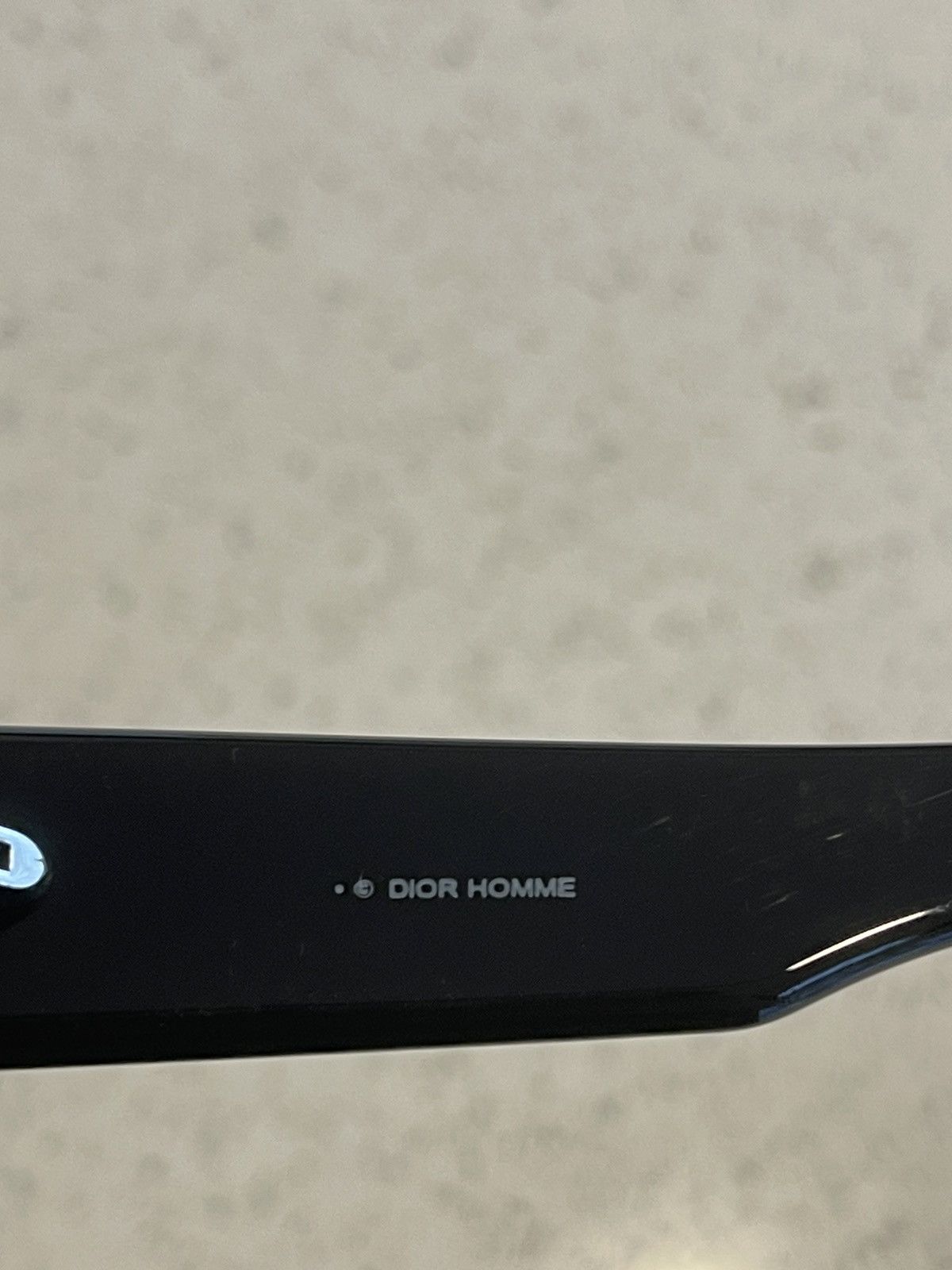 Dior × Hedi Slimane Dior Homme black tie 3/s thin sunglasses by Hedi Slimane Size ONE SIZE - 7 Thumbnail