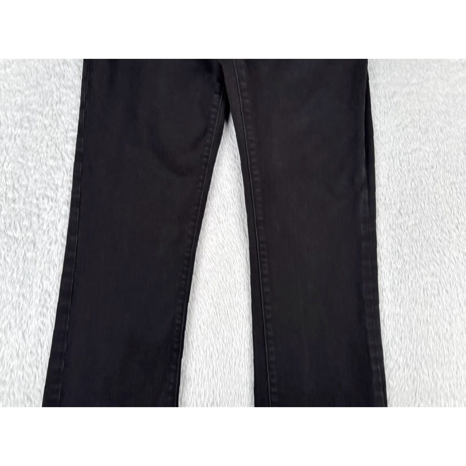 Lands' End Lands' End Jeans Women's 4 Black Mid Rise Bootcut Cotton Blend Zip Fly 26x31 Size 27" / US 4 / IT 40 - 3 Thumbnail