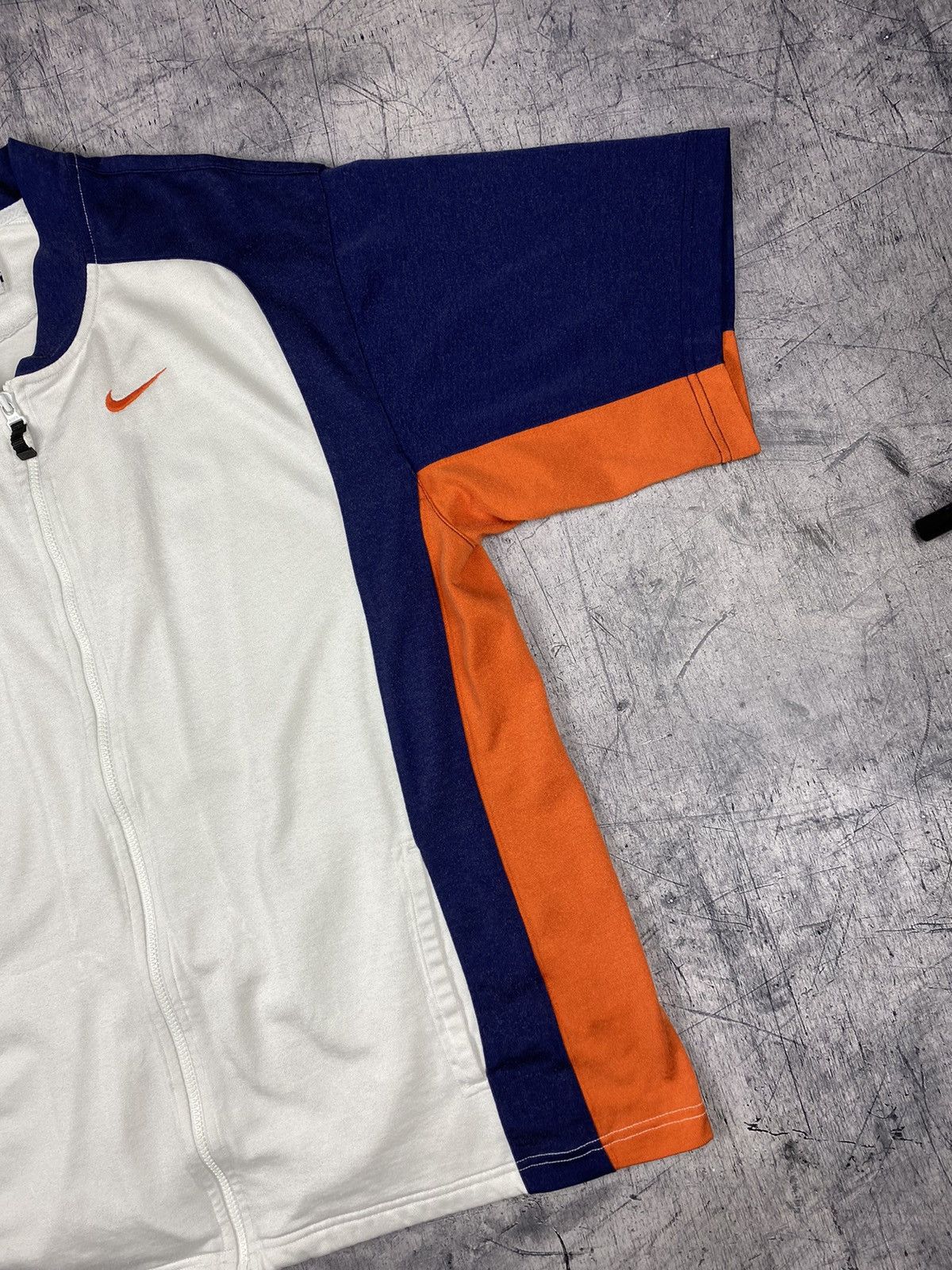 Nike × Vintage Vintage Nike NBA Big Logo Zip Tee T Shirts Size US M / EU 48-50 / 2 - 4 Thumbnail
