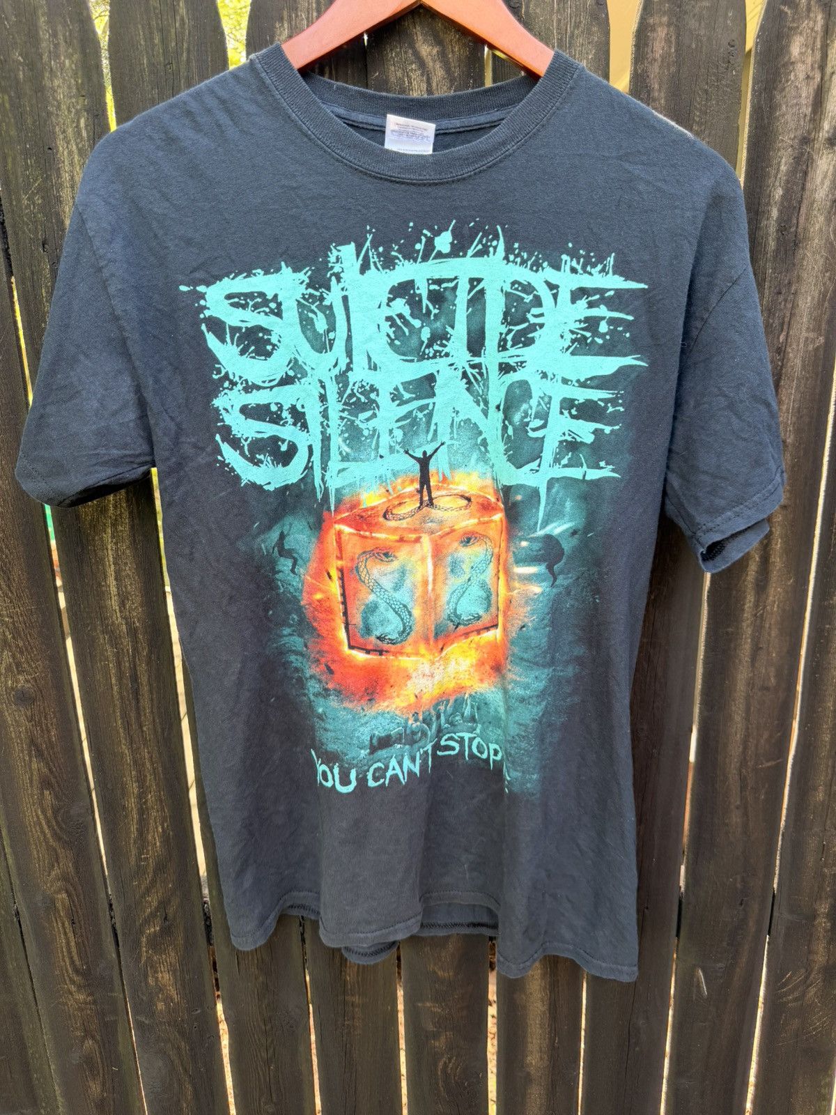 Band Tees Suicide Silence You Cant Stop Me Black Band Tee T-Shirt SZ M Size US M / EU 48-50 / 2 - 1 Thumbnail