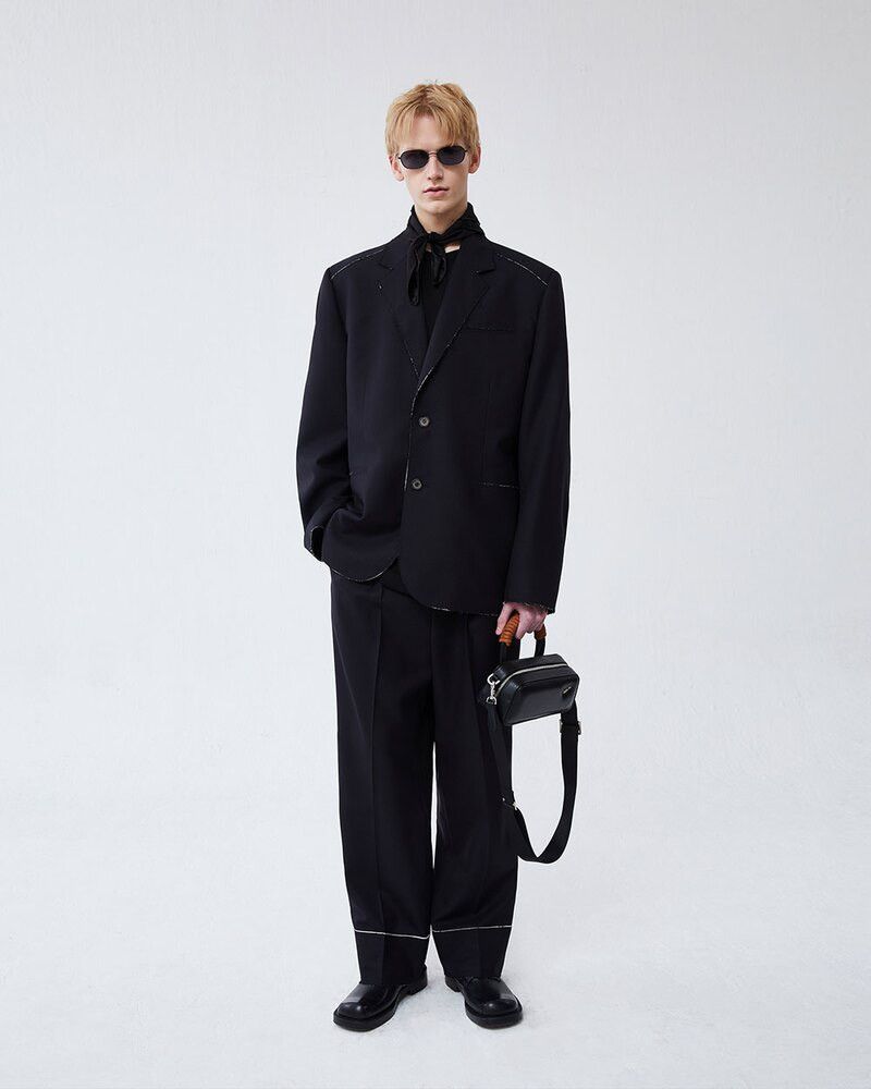 Ader Error !DS! SS22 Adererror Distressed Black Casual Pants Size US 30 / EU 46 - 1 Thumbnail