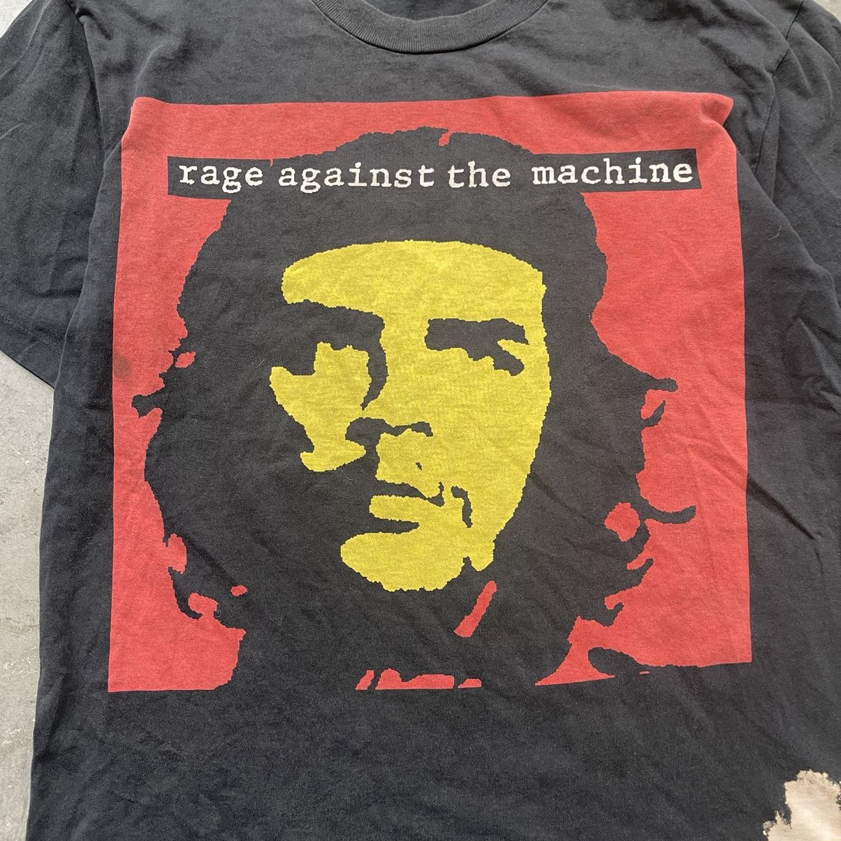Vintage Crazy Vintage 90s Rage Against The Machine Band T Shirt Rare Size US L / EU 52-54 / 3 - 3 Thumbnail
