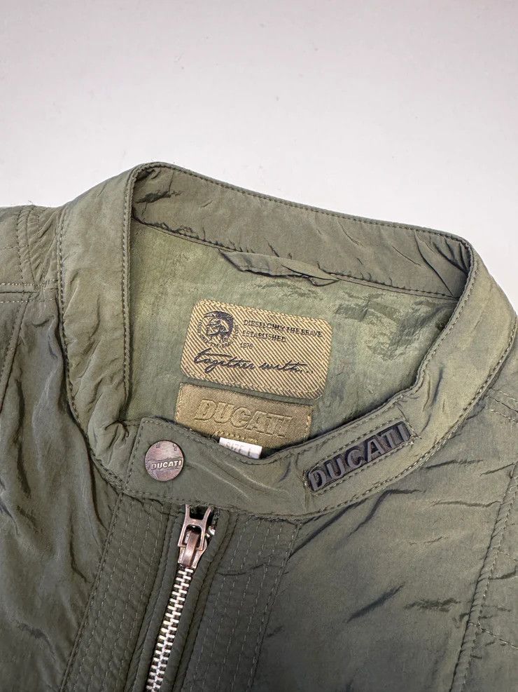 Diesel Diesel x Ducati Light Bomber Army Green Jacket Size US M / EU 48-50 / 2 - 2 Thumbnail