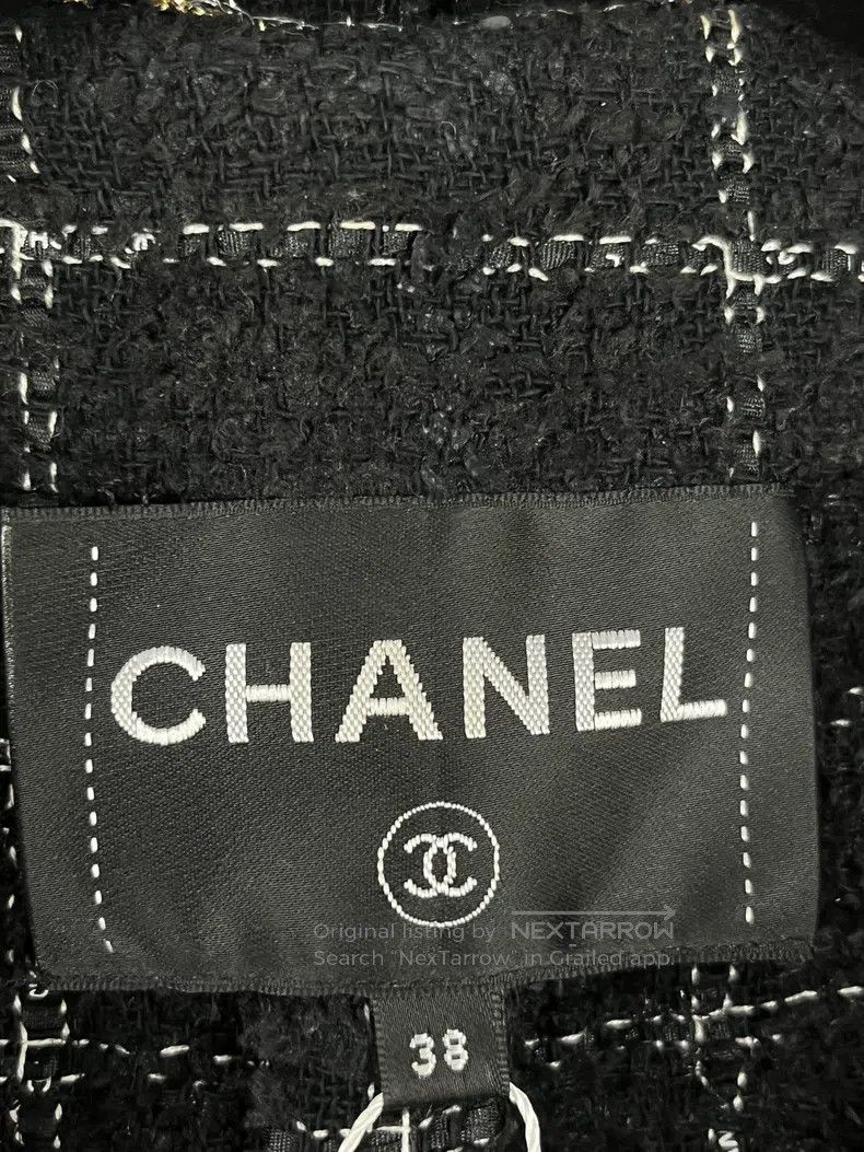 Chanel Chanel Heavy industry black sequin jacket Size XS / US 0-2 / IT 36-38 - 4 Thumbnail