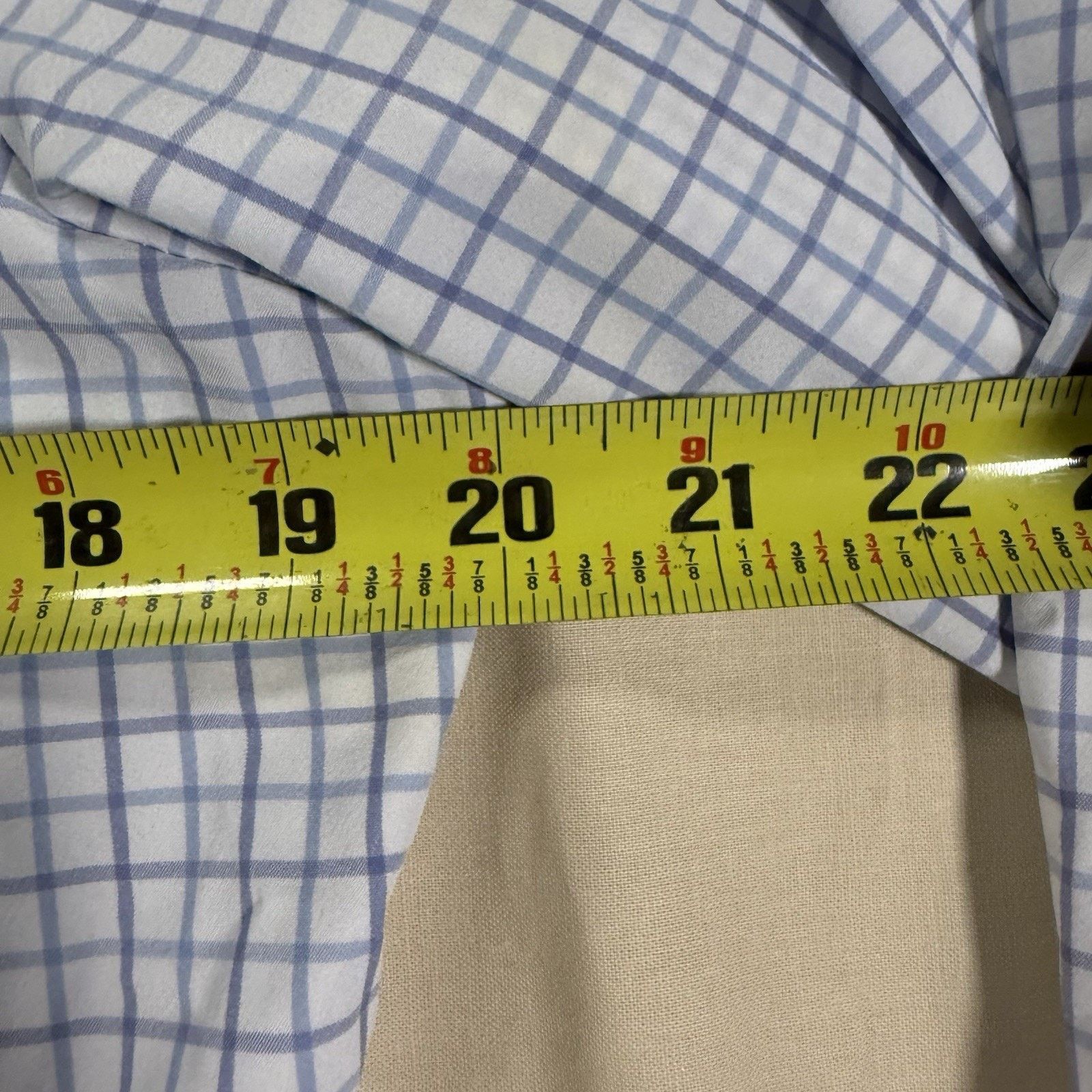 Mizzen+Main Mizzen Main Leeward Mens Medium Trim Fit Plaid Performance Size US M / EU 48-50 / 2 - 6 Thumbnail
