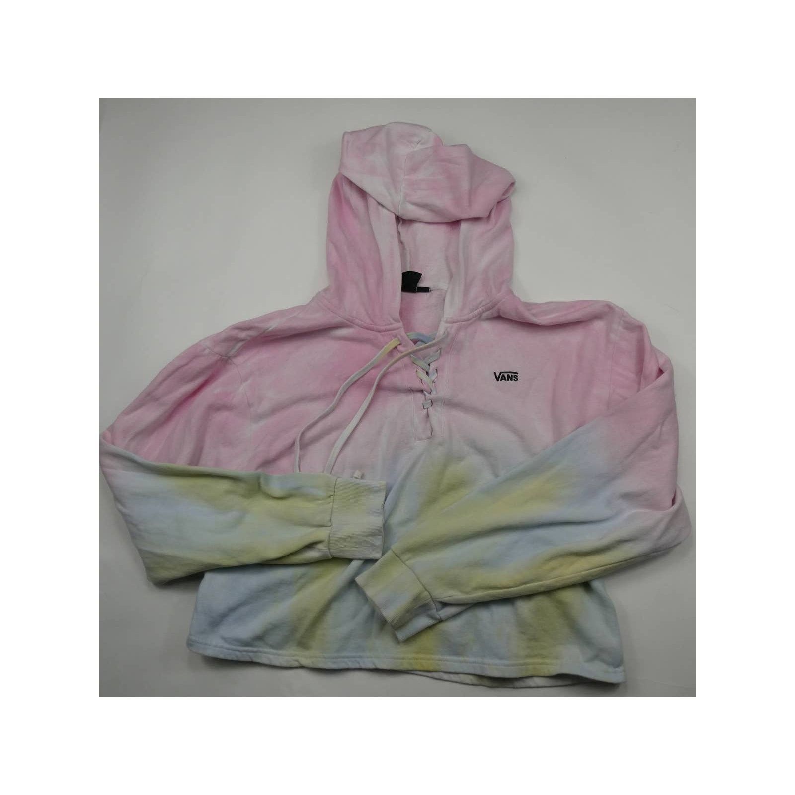 Vans VANS slightly cropped tie dye hoodie, large Size L / US 10 / IT 46 - 1 Thumbnail