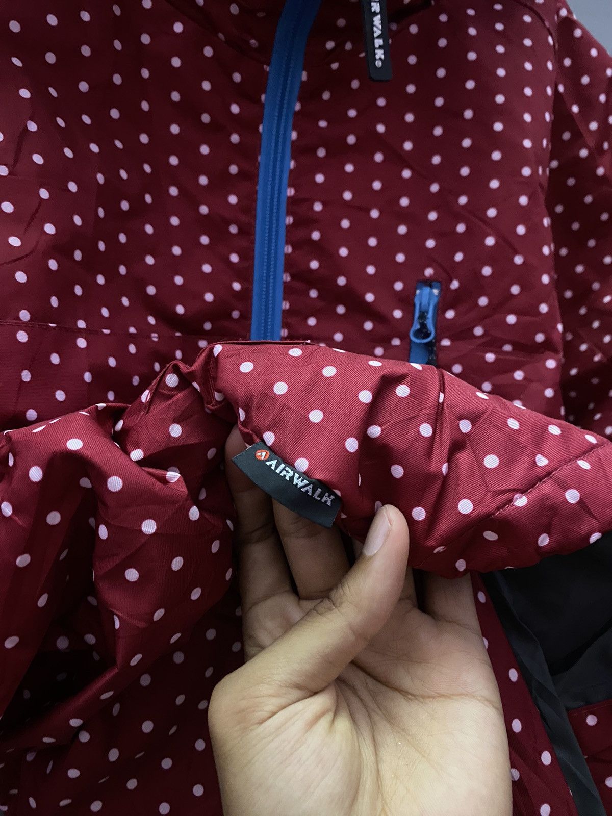 Airwalk Airwalk Polkadot Styled Outdoor Zipper Jacket Size US L / EU 52-54 / 3 - 7 Thumbnail