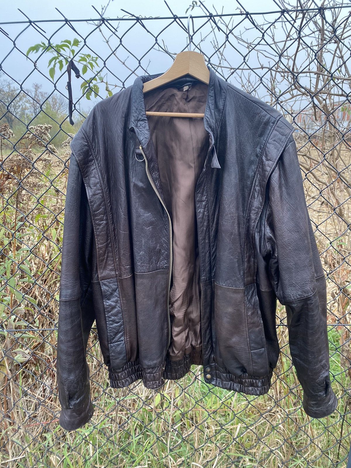 Japanese Brand × Vintage Leather jacket vintage Size US L / EU 52-54 / 3 - 3 Thumbnail